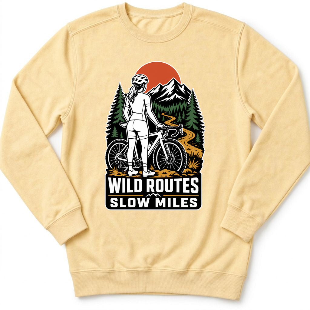 Wild Routes Slow Miles Sweatshirt