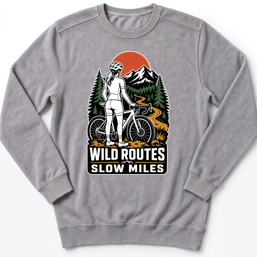 Wild Routes Slow Miles Sweatshirt