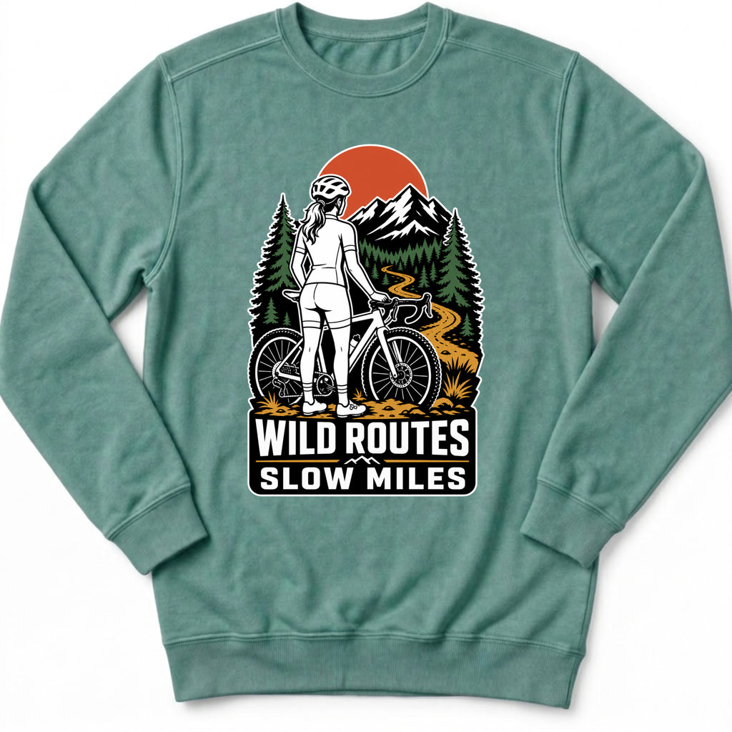 Wild Routes Slow Miles Sweatshirt