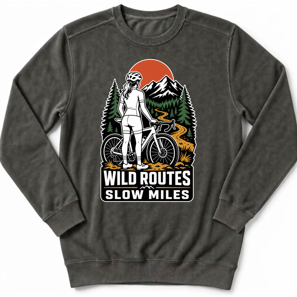 Wild Routes Slow Miles Sweatshirt