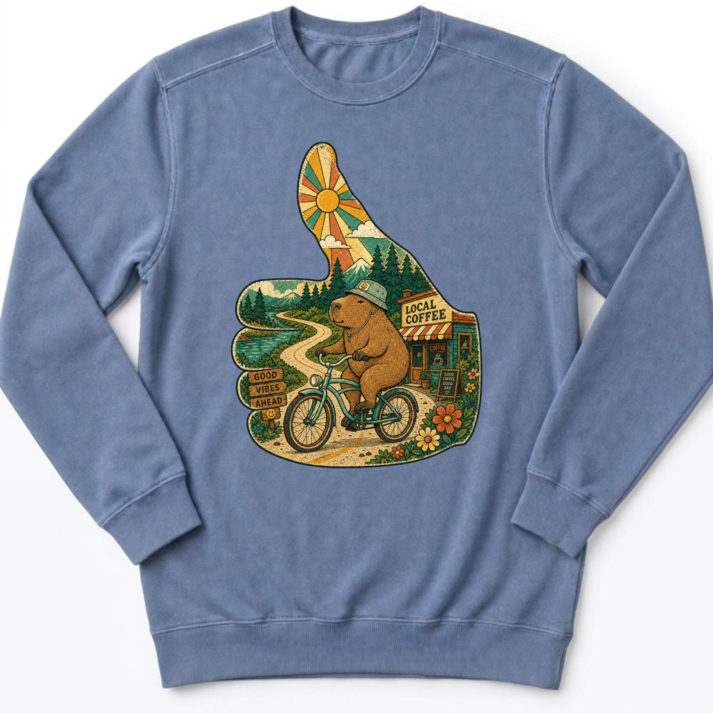 Thumbs Up Capy Sweatshirt