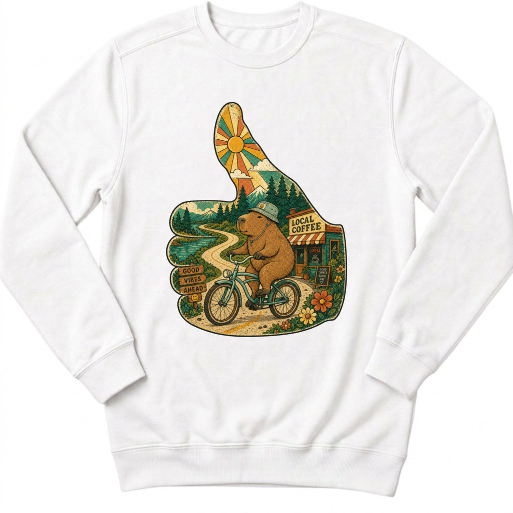 Thumbs Up Capy Sweatshirt