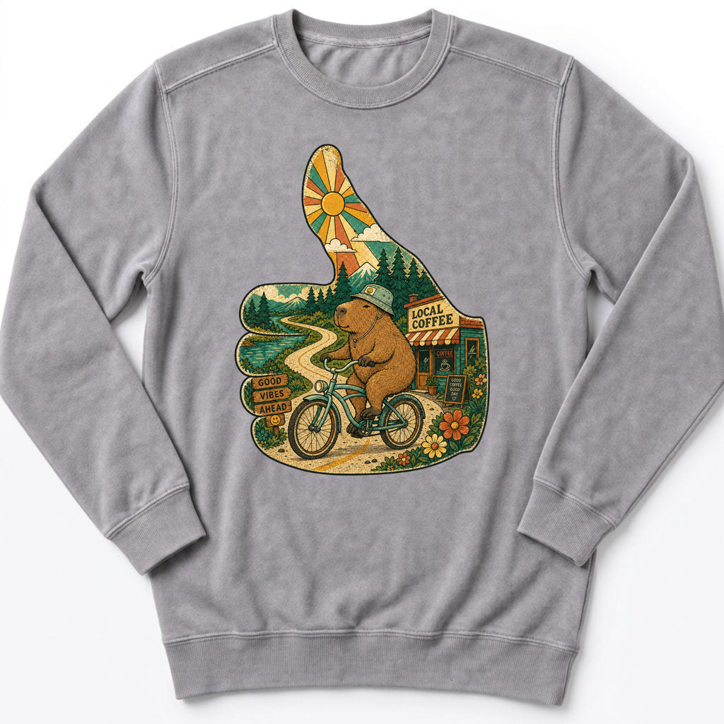 Thumbs Up Capy Sweatshirt