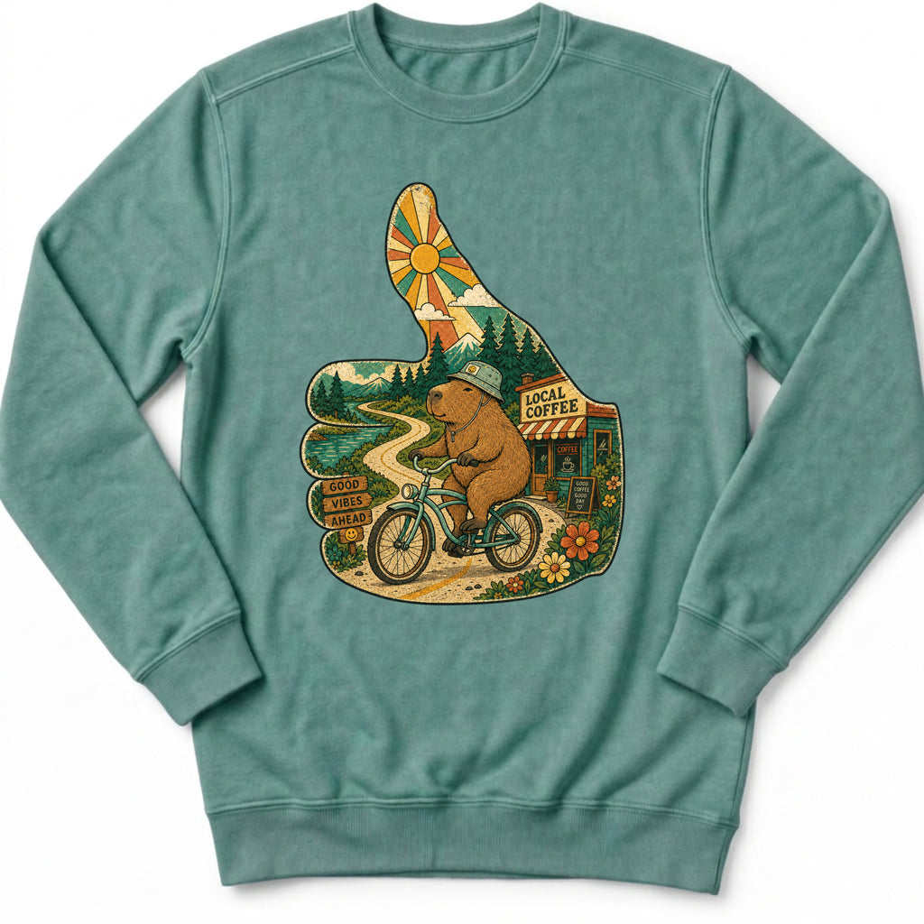 Thumbs Up Capy Sweatshirt