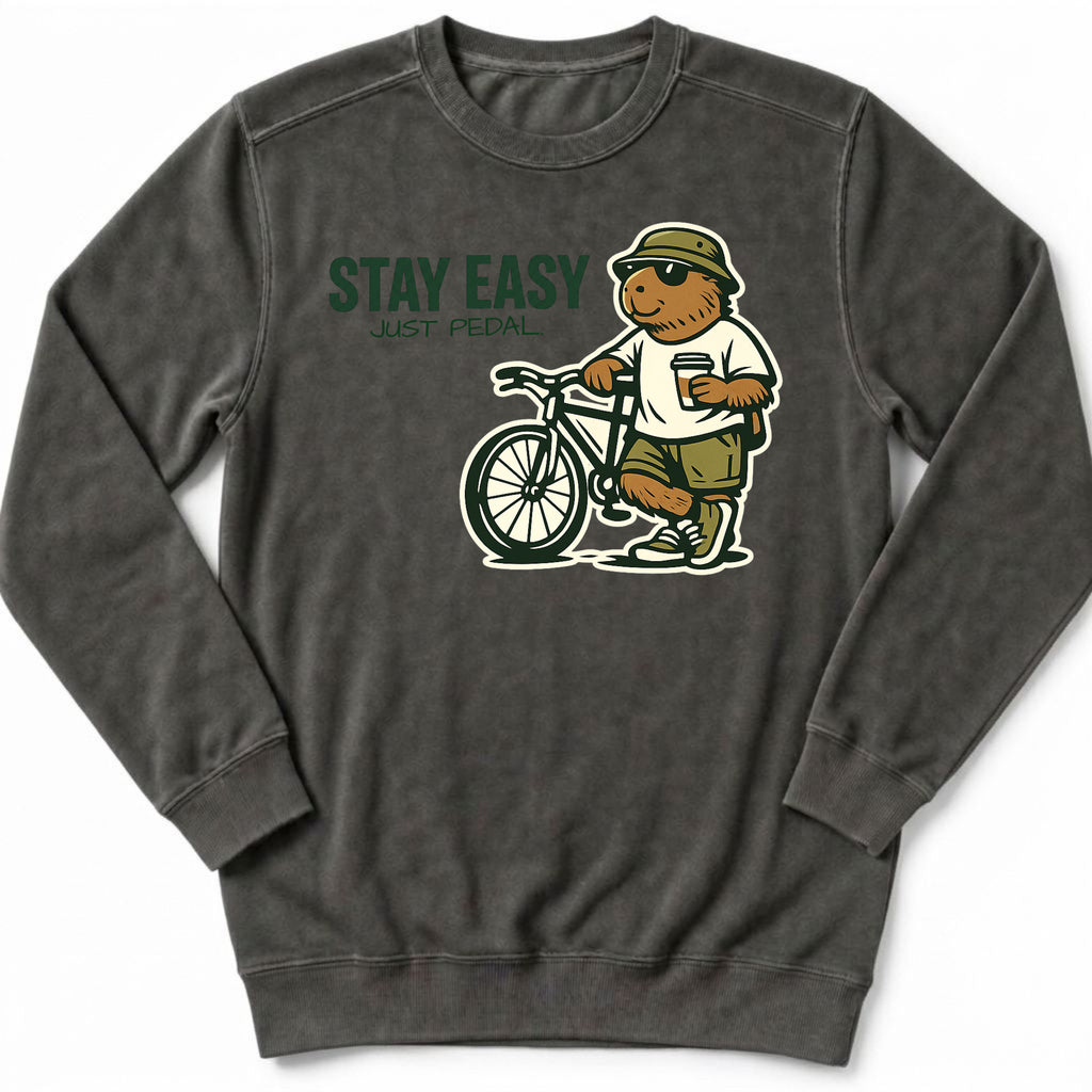 Stay Easy Just Pedal Sweatshirt