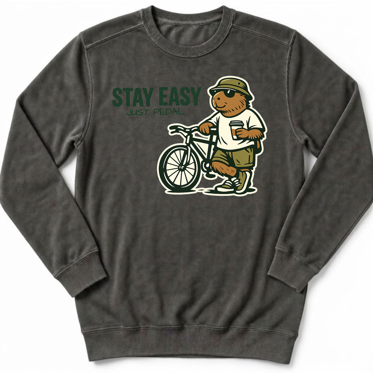 Stay Easy Just Pedal Sweatshirt