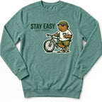 Stay Easy Just Pedal Sweatshirt