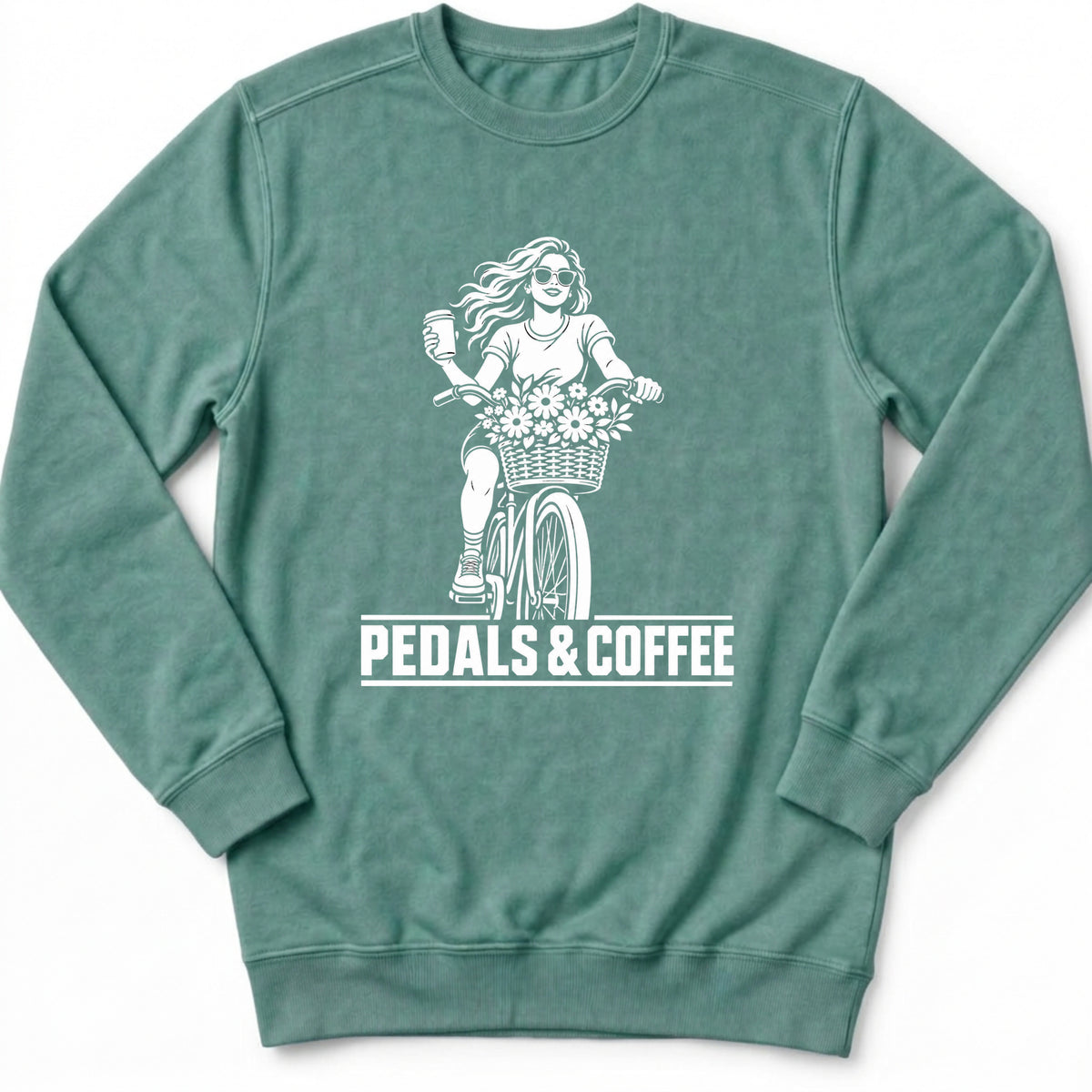 Pedals And Coffee Sweatshirt
