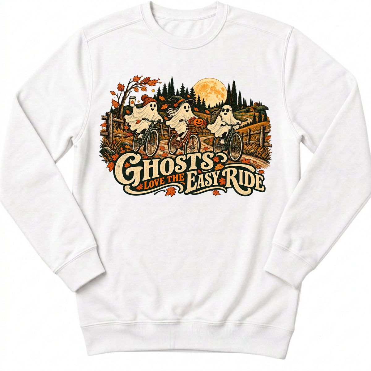 Ghosts Love Easy Ride Sweatshirt