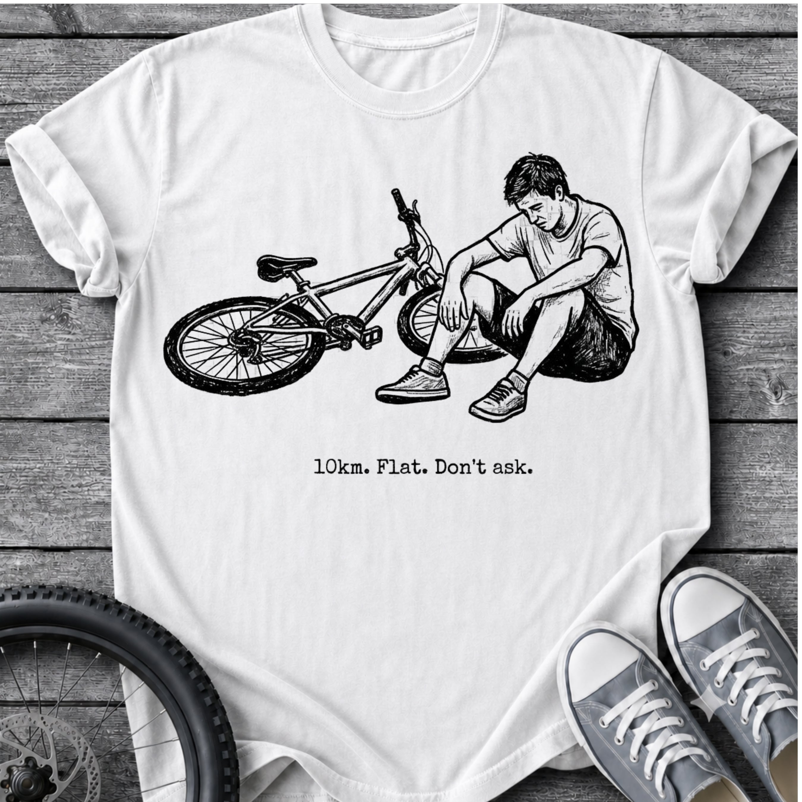 10k Flat T-Shirt