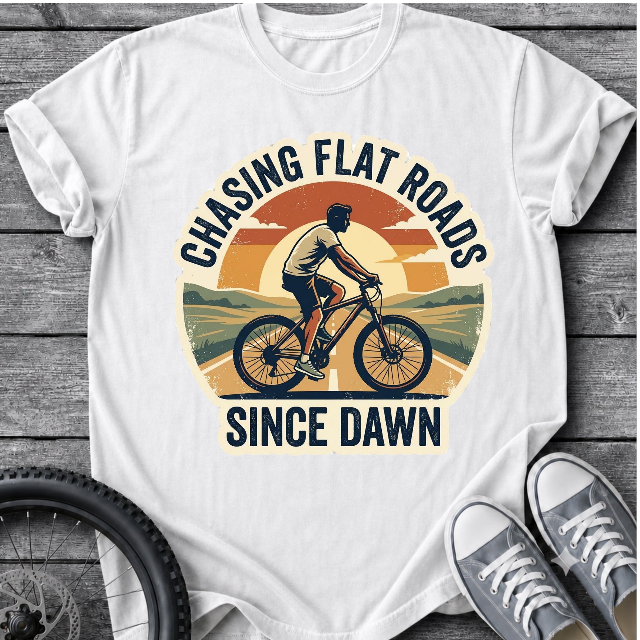 Chasing Flat Roads  T-Shirt