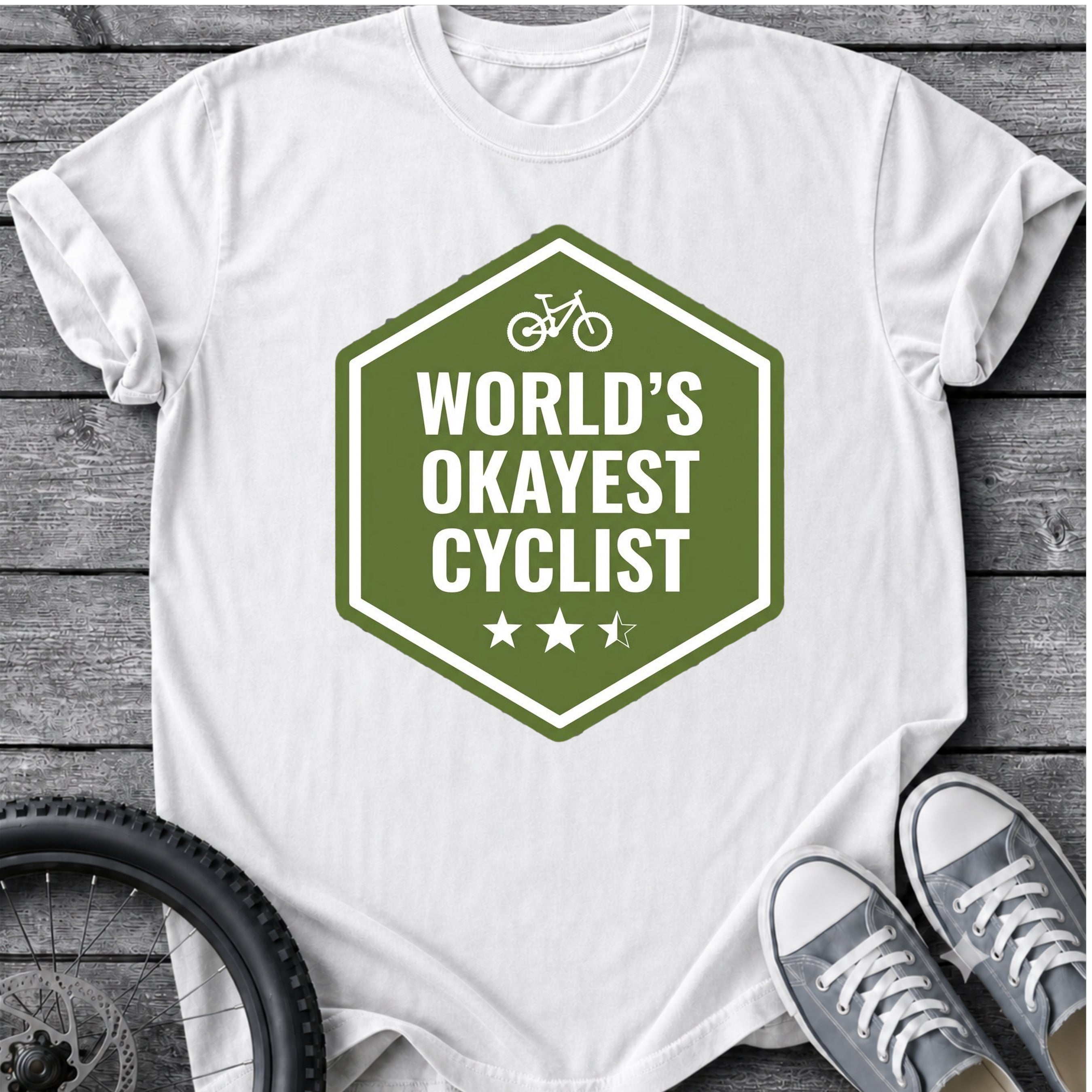 World's Okayest Cyclist T-Shirt