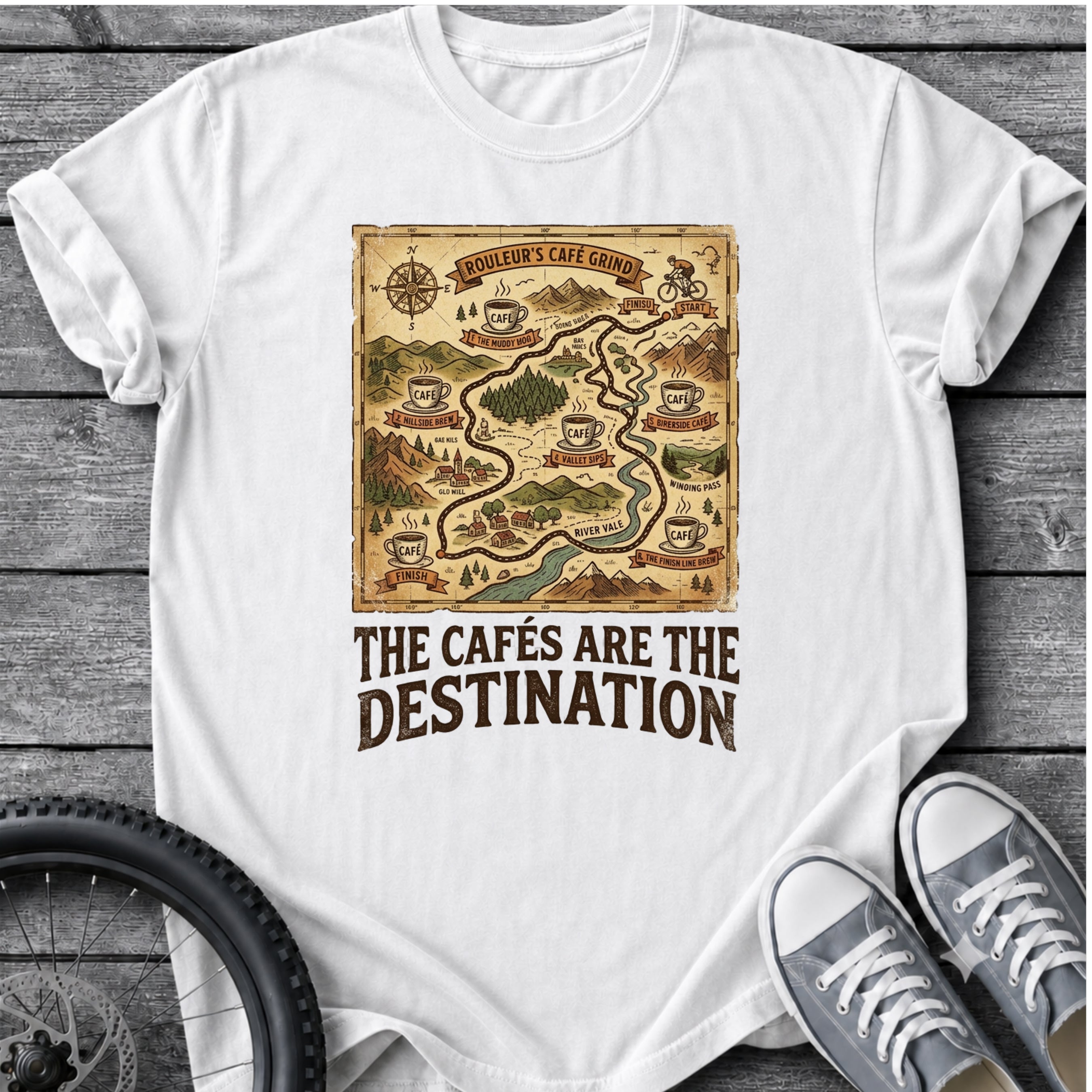 The Cafe Map T-Shirt