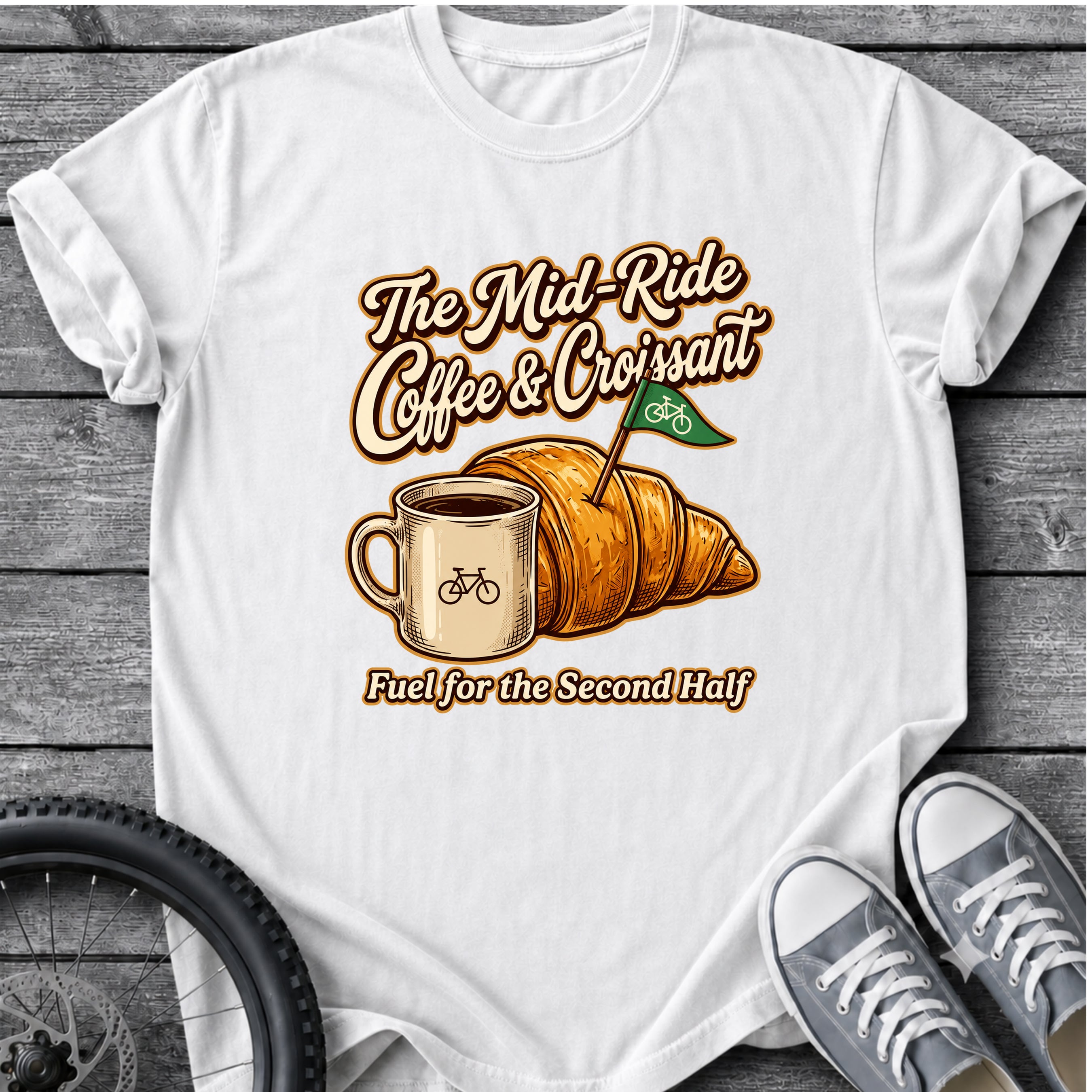 Coffee And Croissant T-Shirt