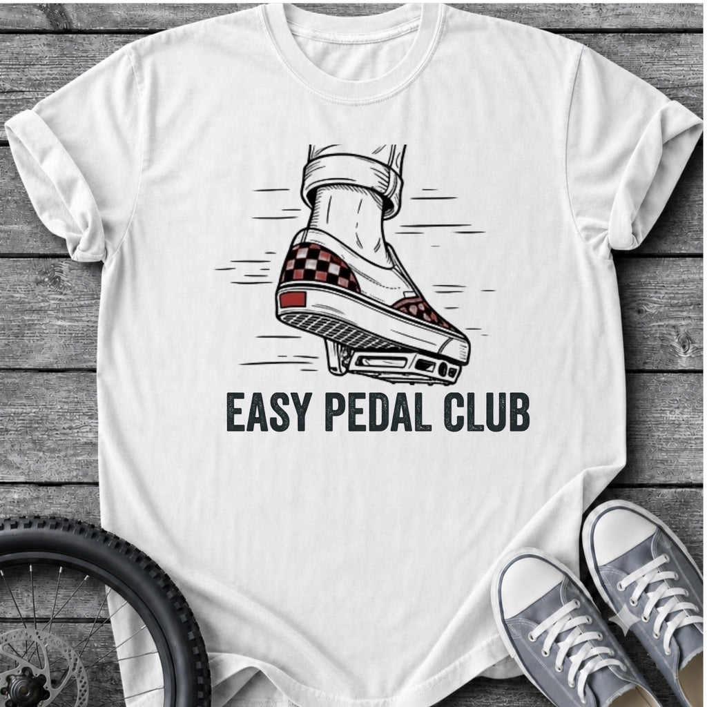 Easy Pedal Club With Vans  T-Shirt