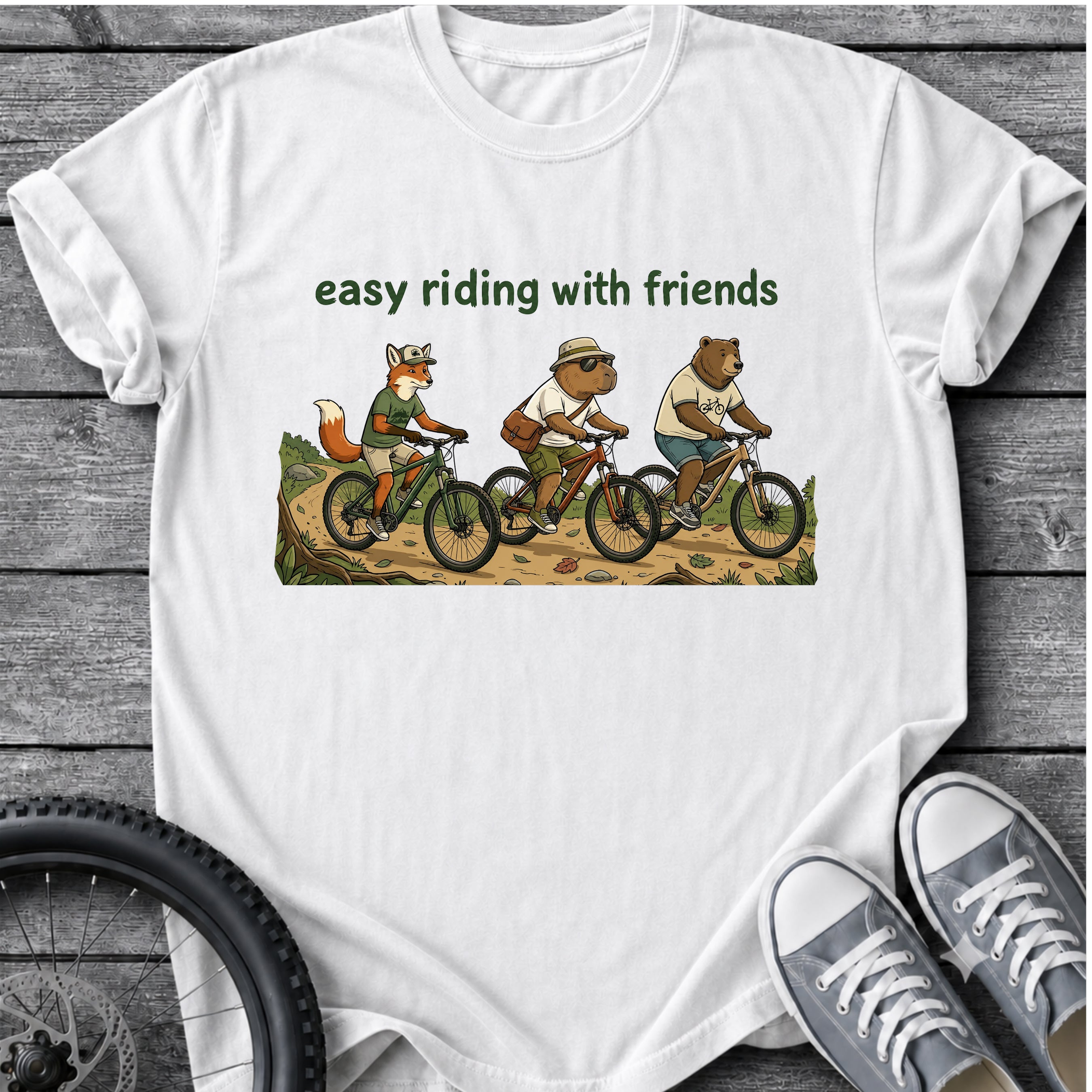 Easy Riding With Friends T-Shirt