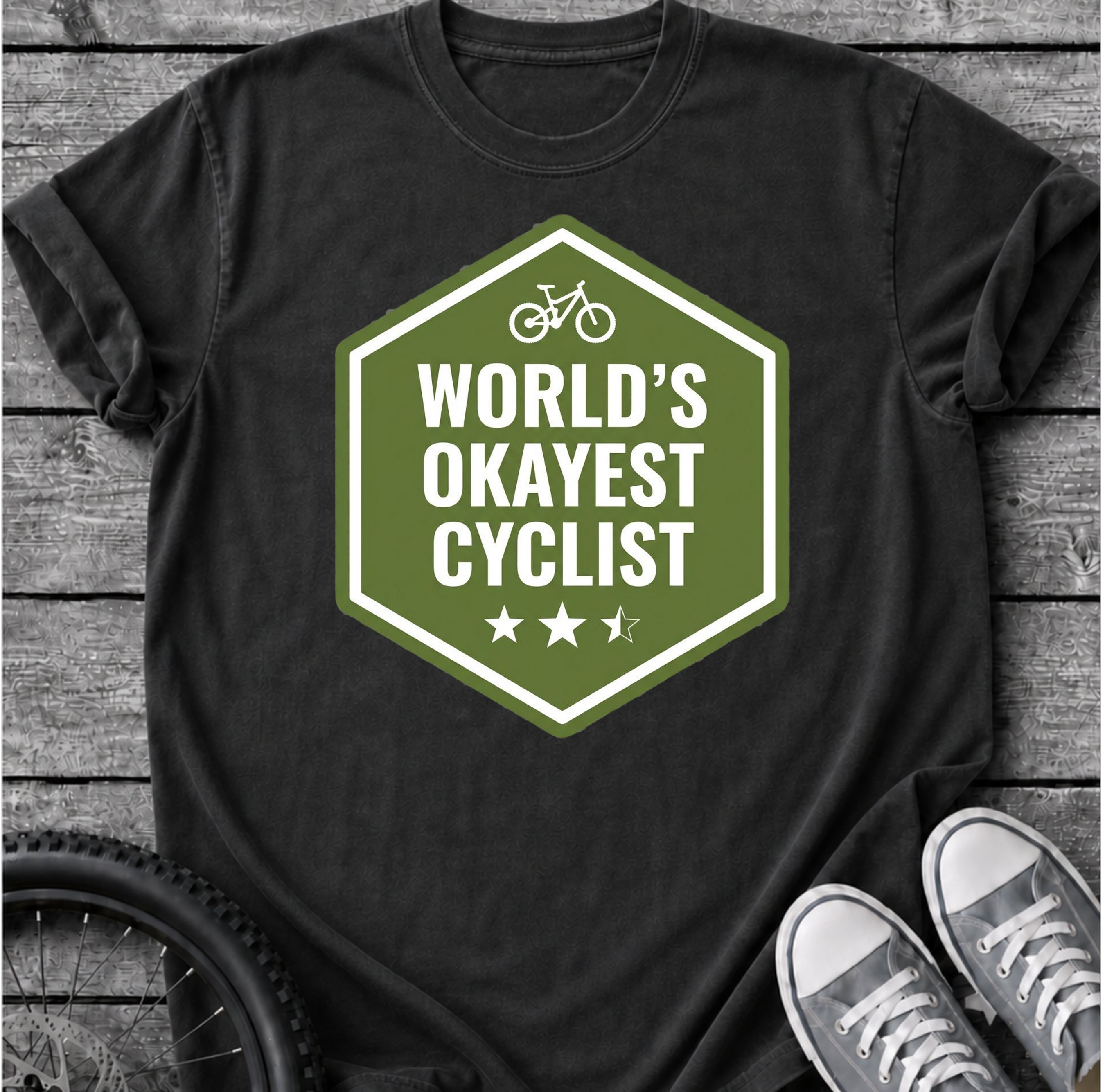 World's Okayest Cyclist T-Shirt