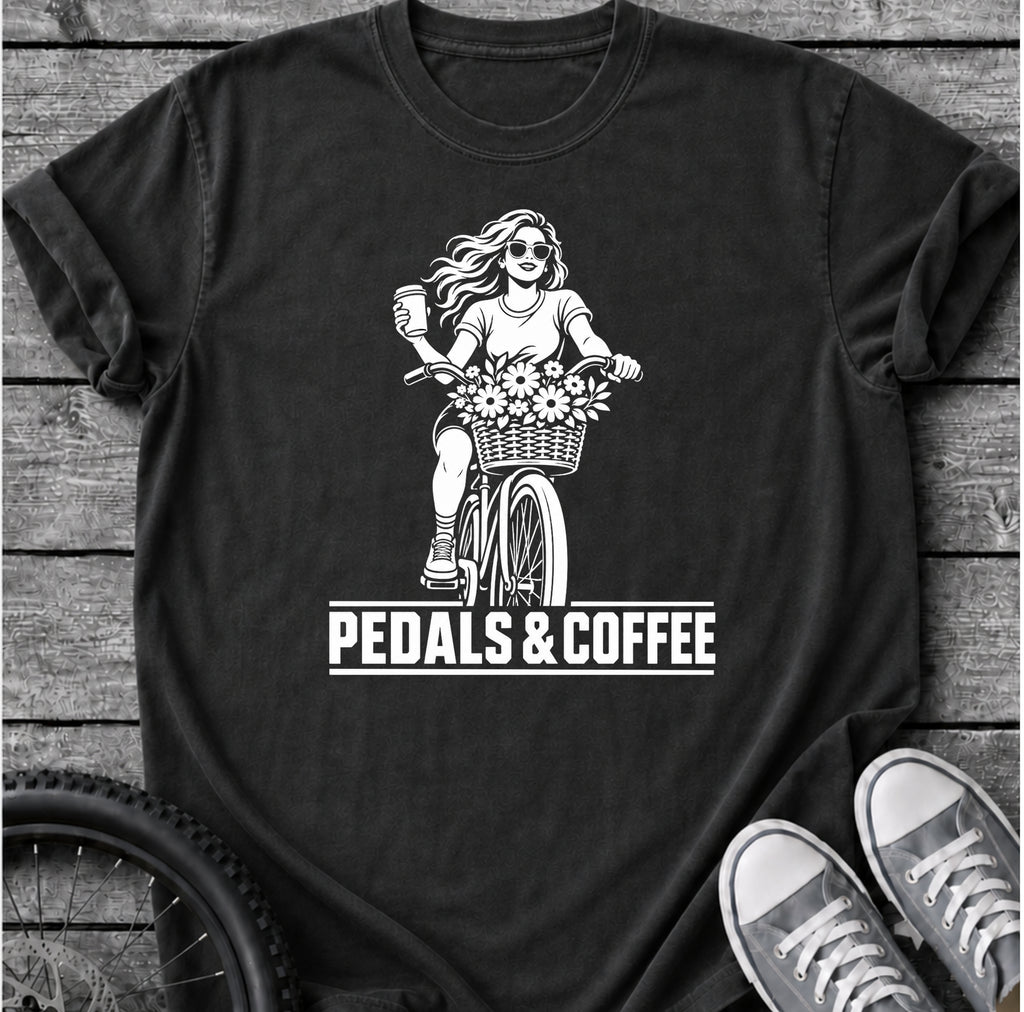 Pedals and Coffee T-Shirt