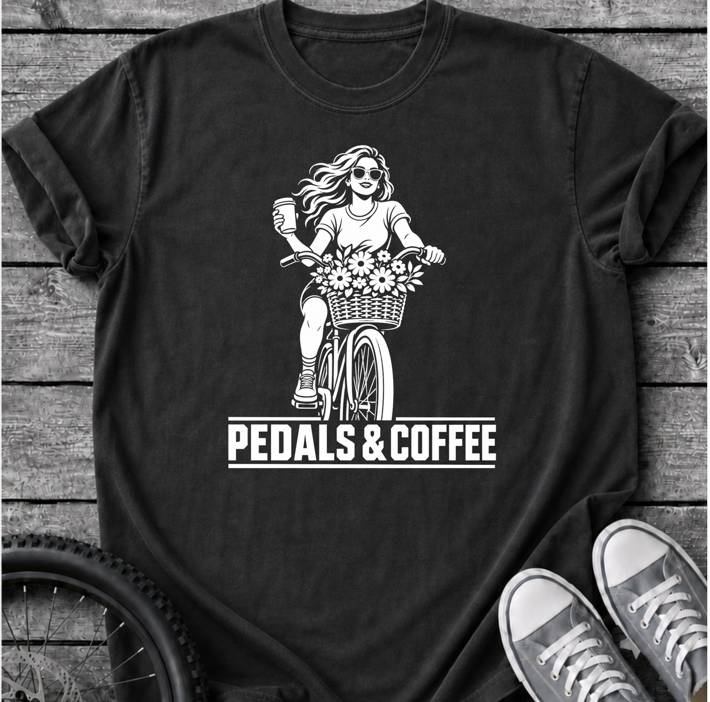 Pedals and Coffee T-Shirt