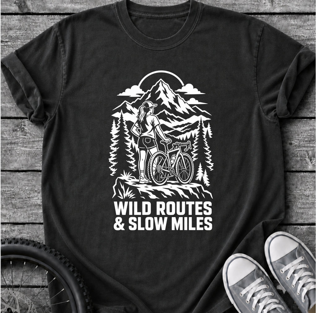 Wild Routes Slow Miles T-Shirt