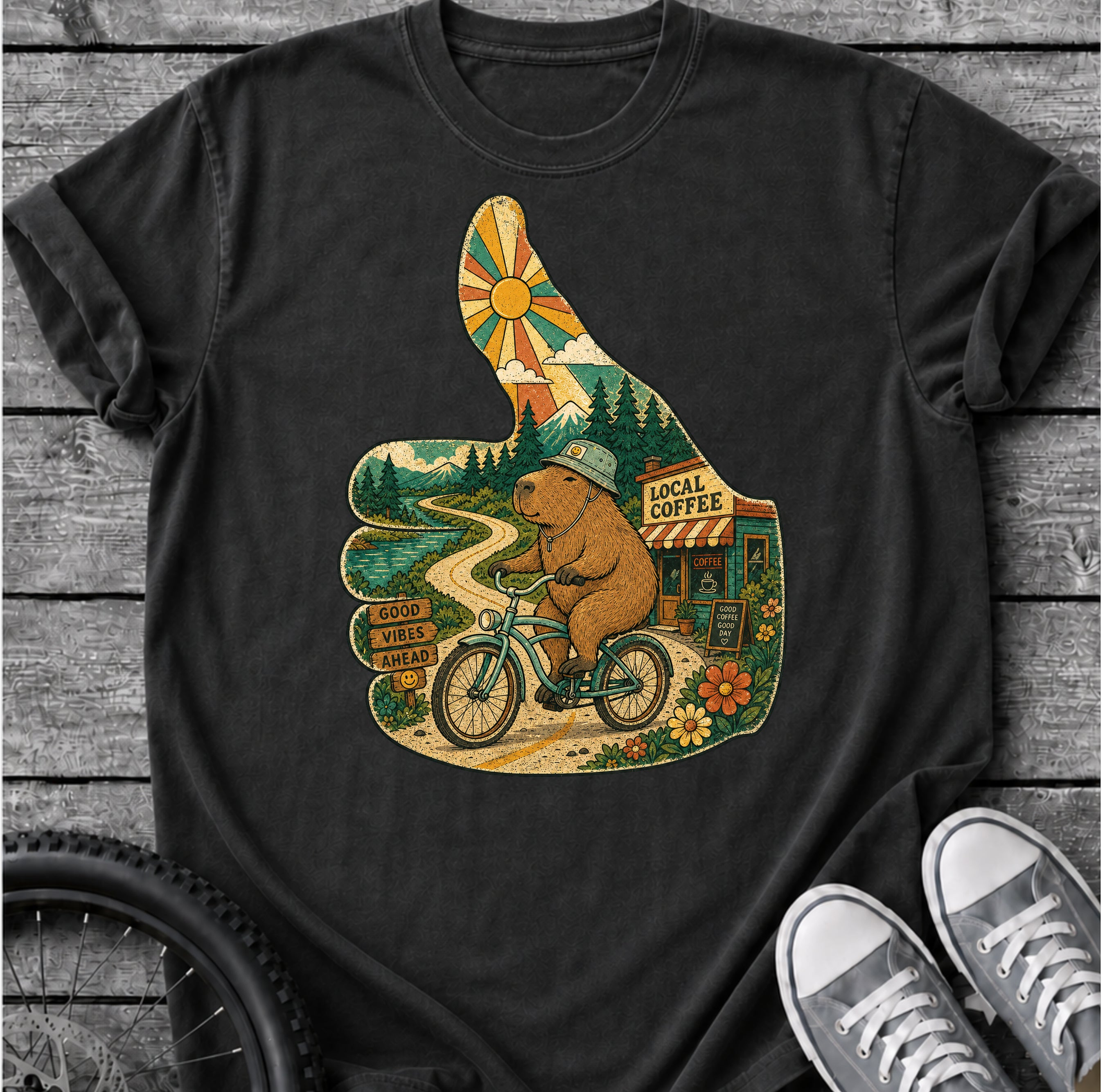 Thumbs Up Capy T-Shirt