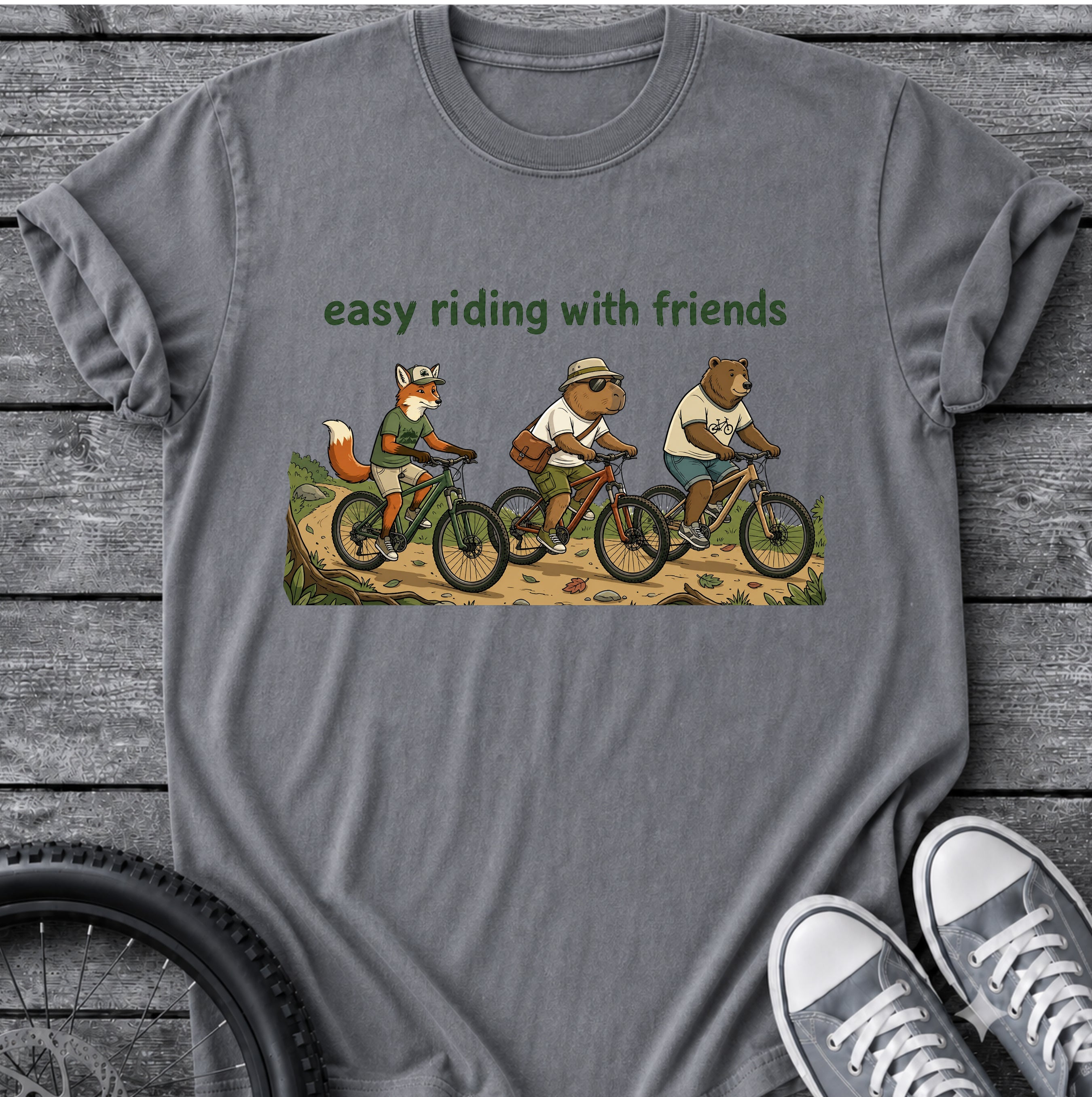 Easy Riding With Friends T-Shirt