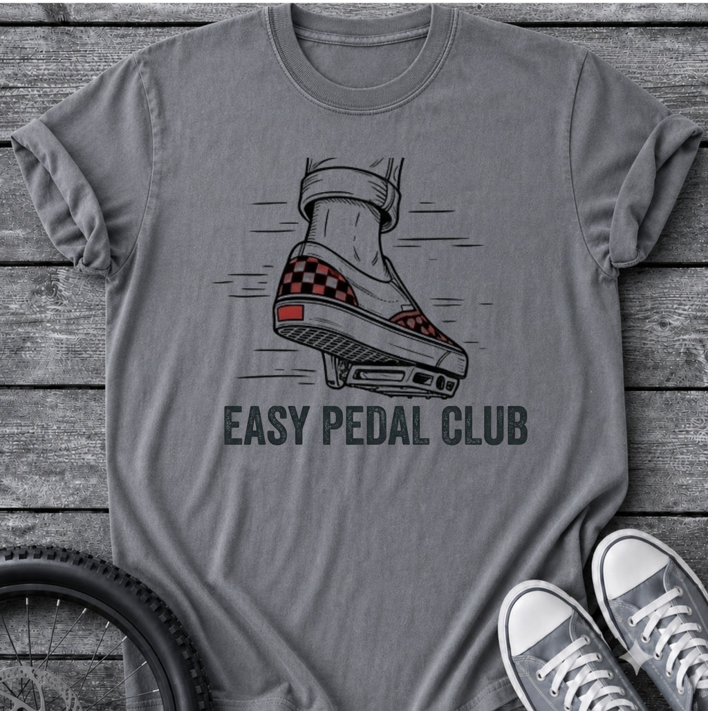 Easy Pedal Club With Vans  T-Shirt