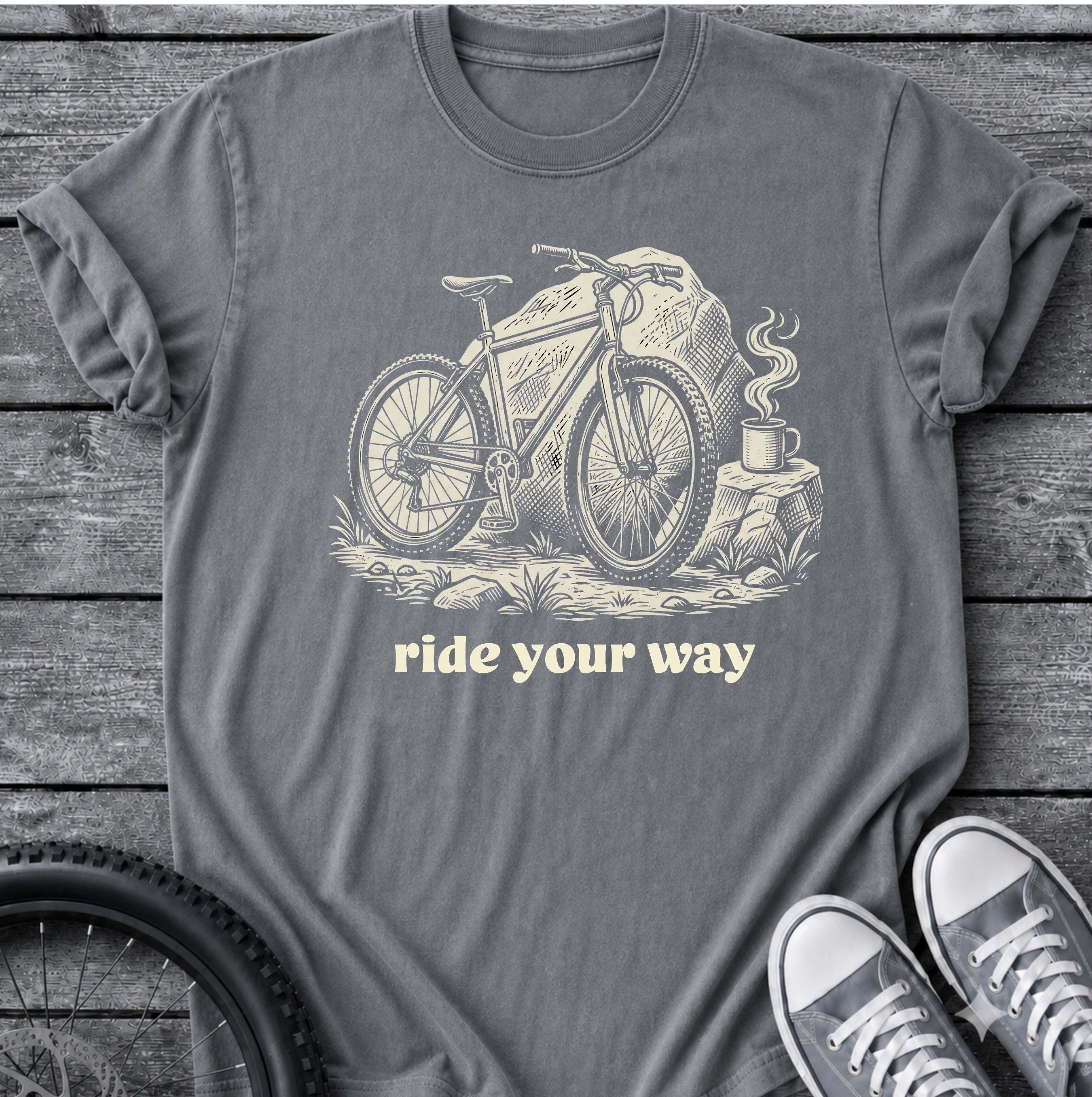 Ride Your Way - Natural T-Shirt