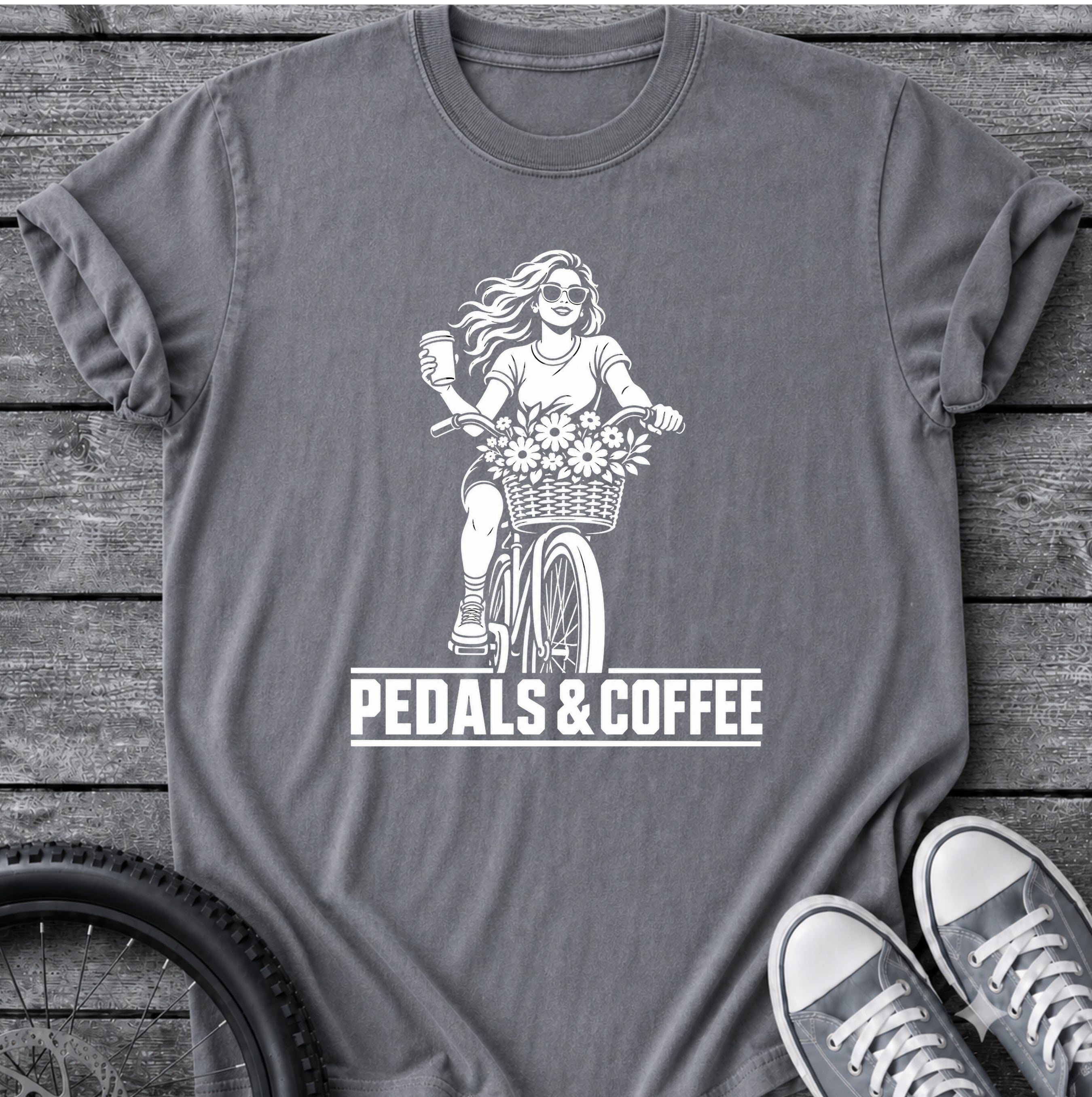 Pedals and Coffee T-Shirt