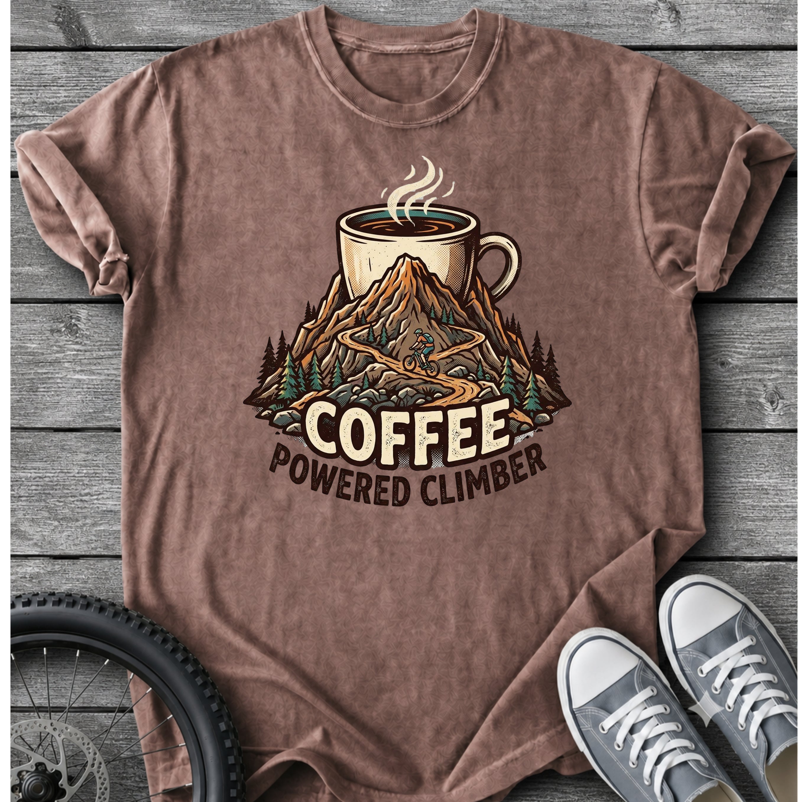 Coffee Powered Climber T-Shirt