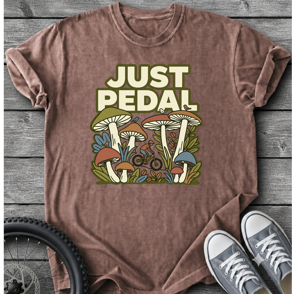 Just Pedal - Mushroom T-Shirt