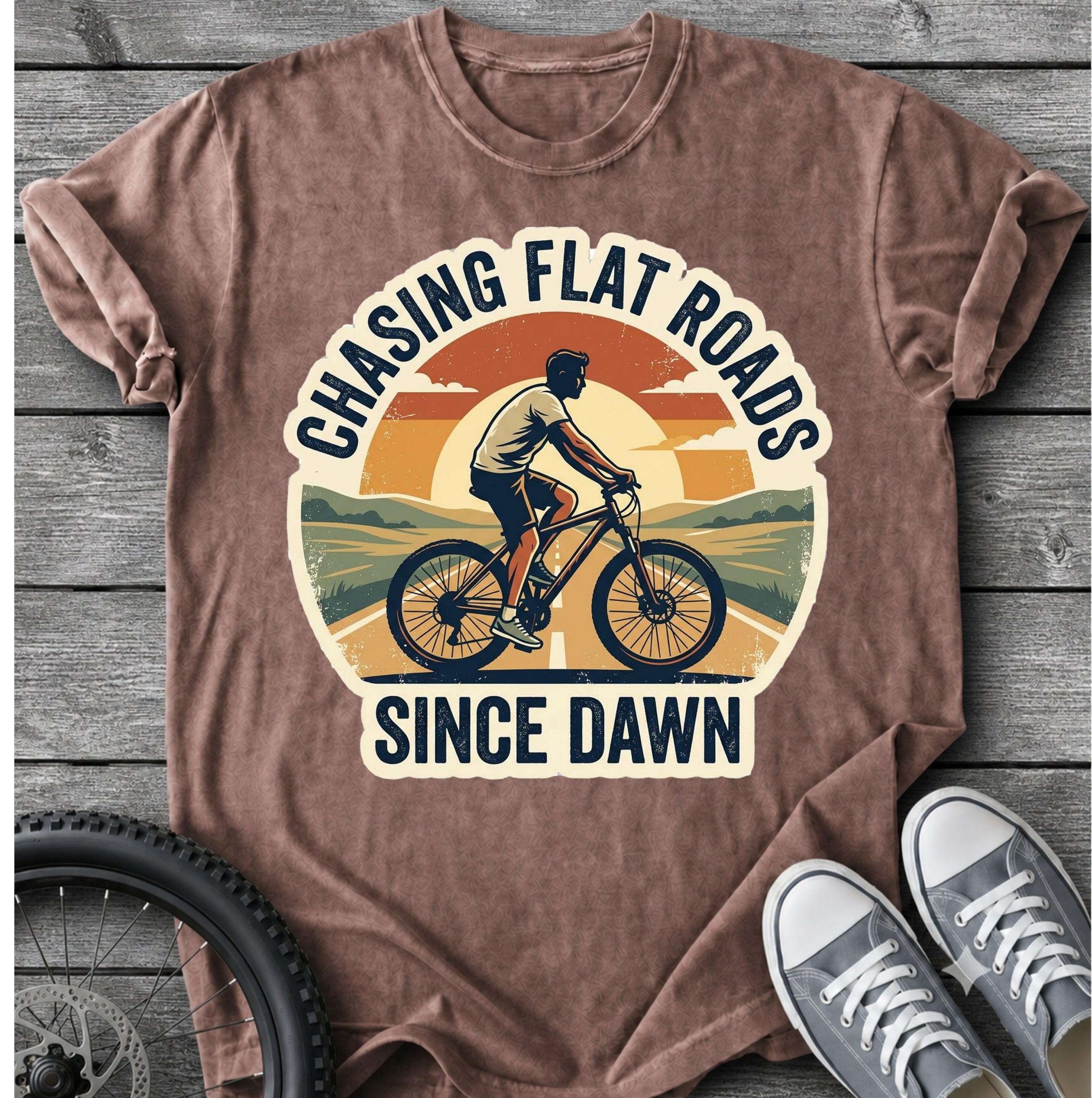 Chasing Flat Roads  T-Shirt