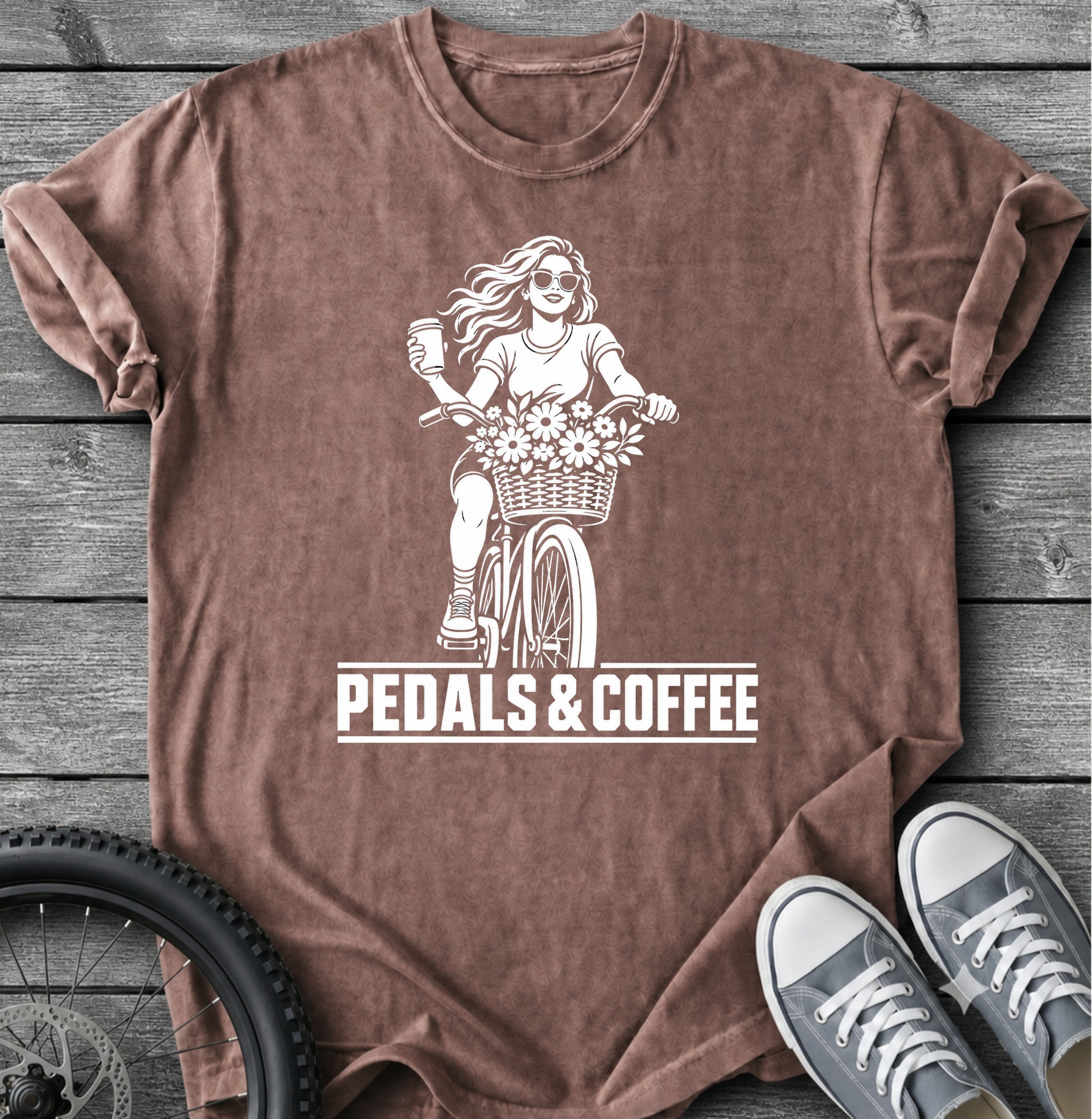 Pedals and Coffee T-Shirt