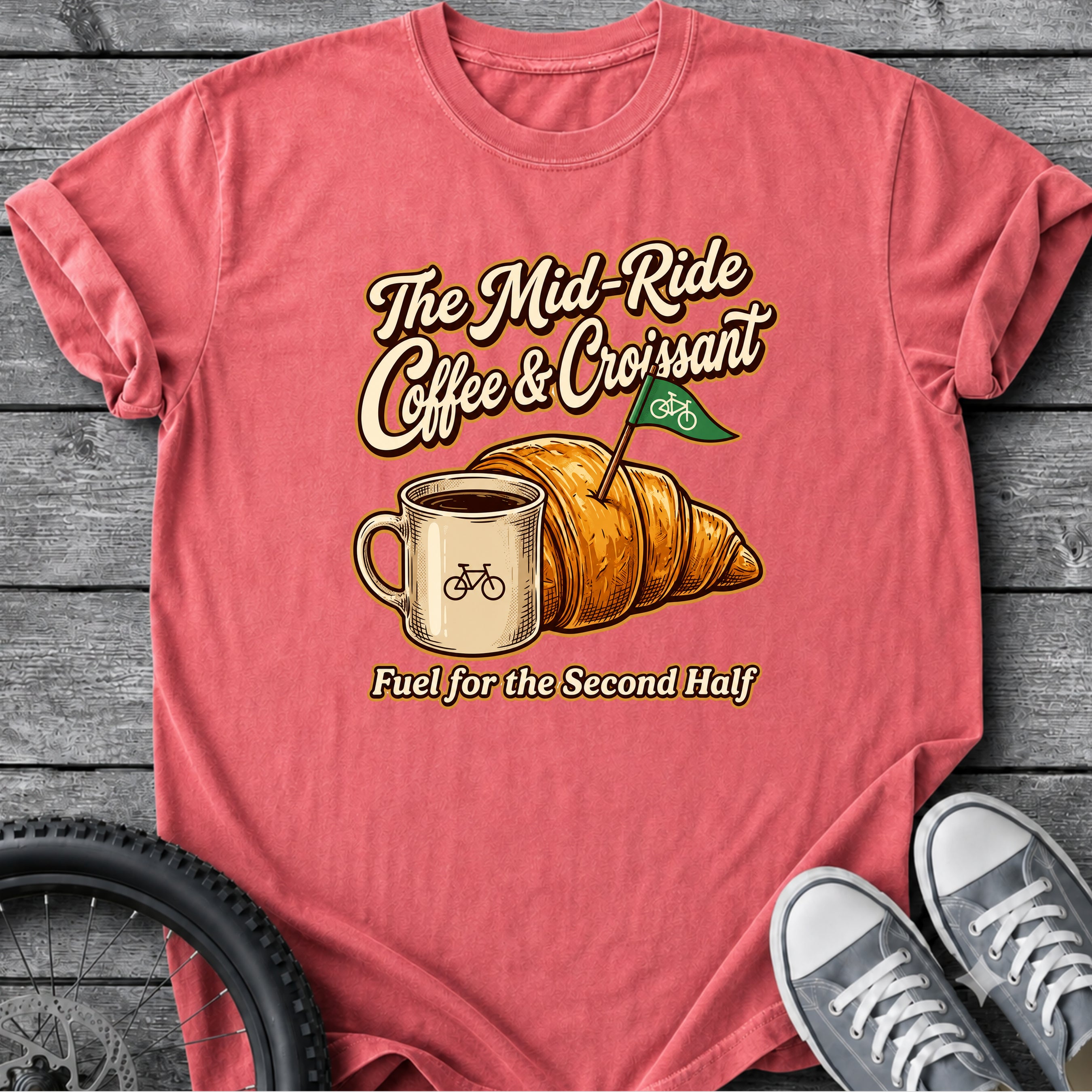 Coffee And Croissant T-Shirt