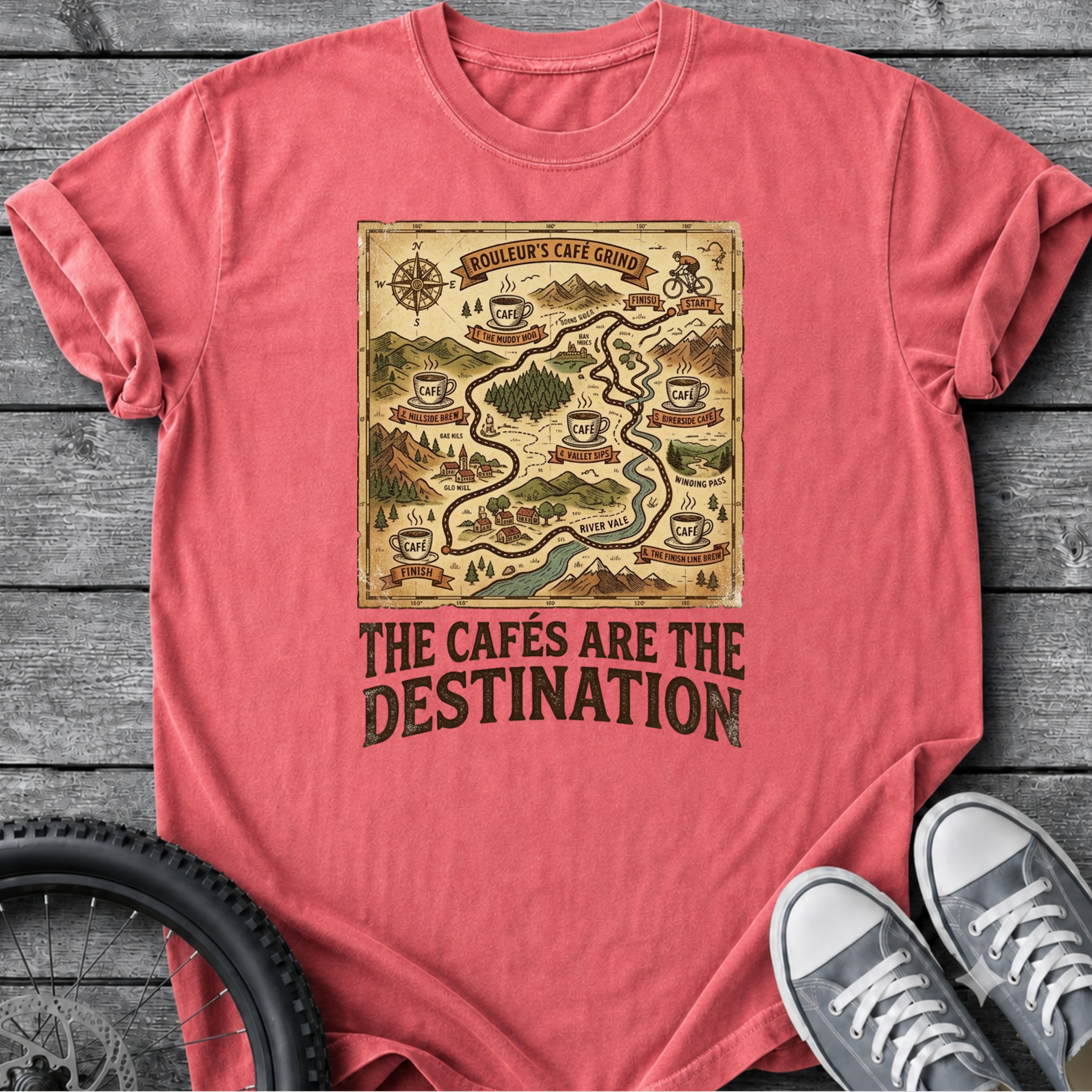 The Cafe Map T-Shirt