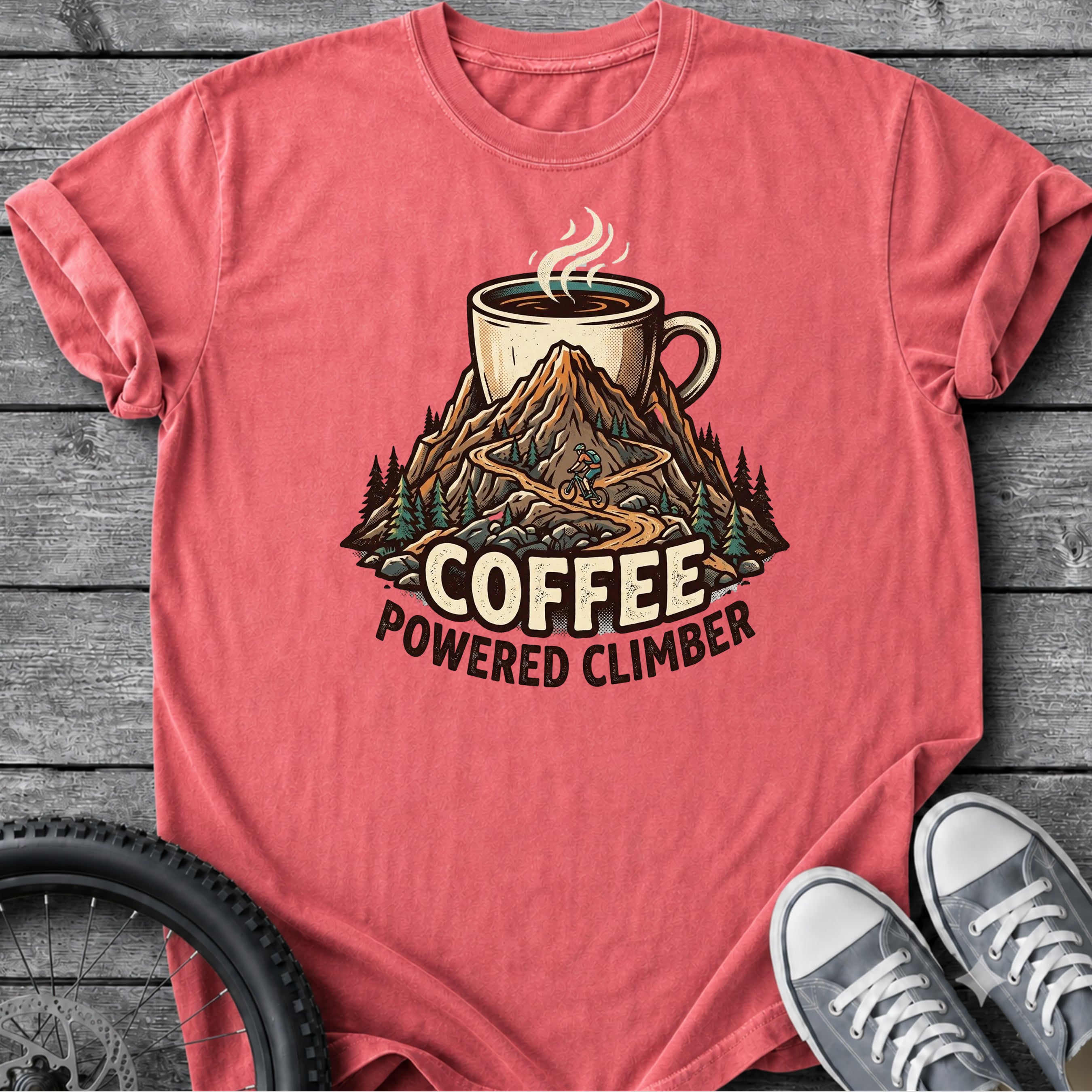 Coffee Powered Climber T-Shirt