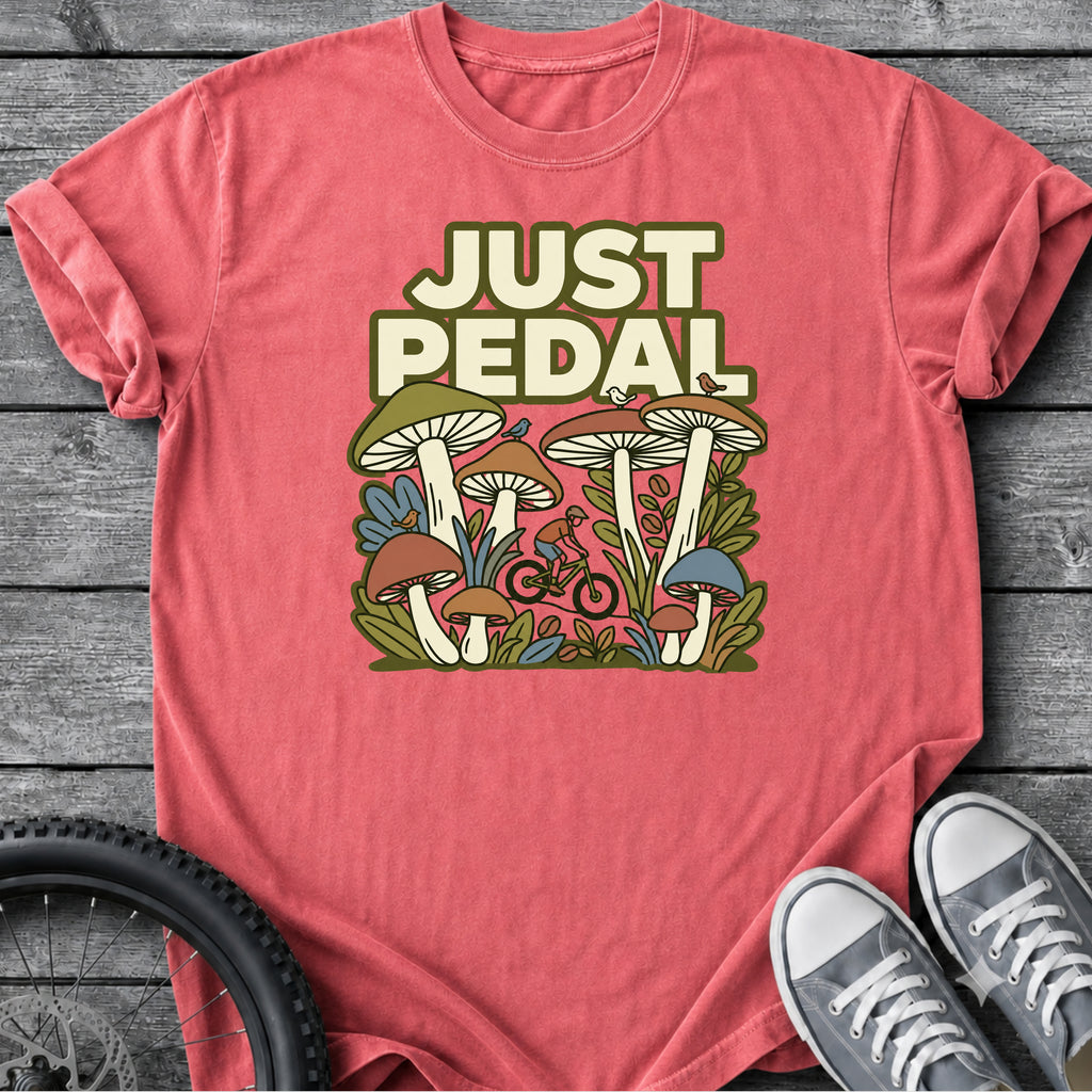 Just Pedal - Mushroom T-Shirt
