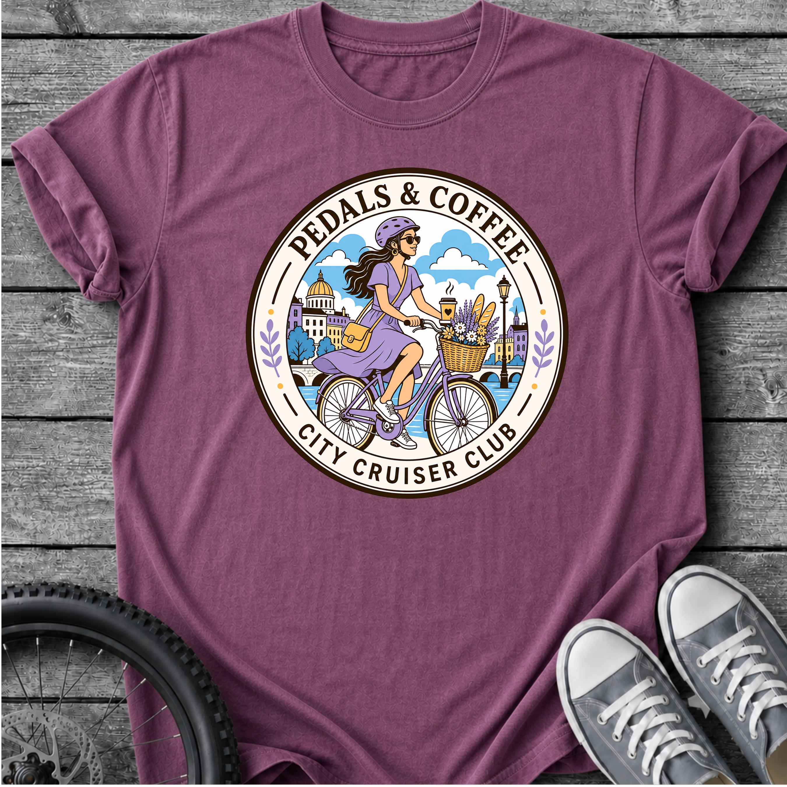 Pedals And Coffee T-Shirt