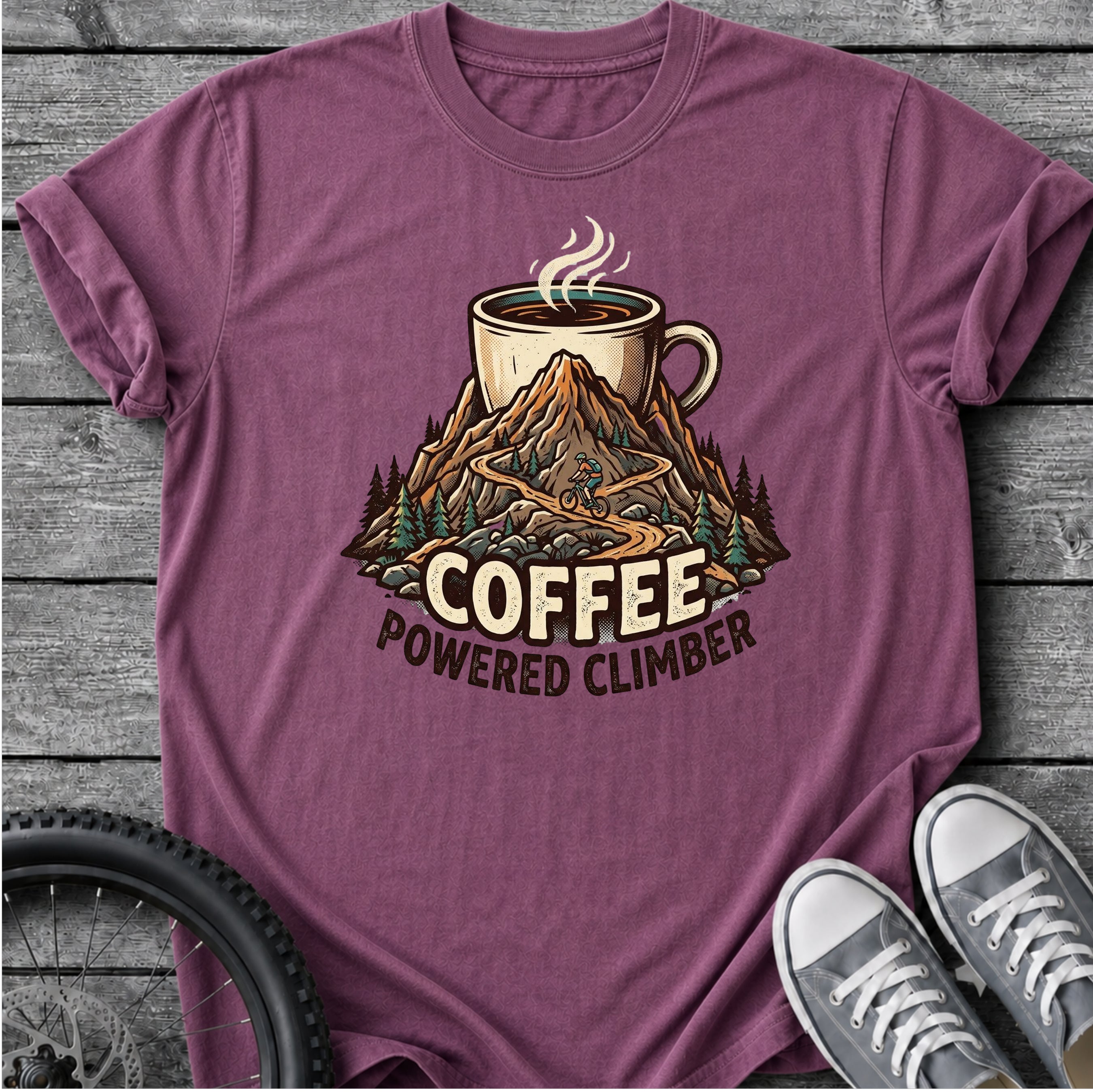 Coffee Powered Climber T-Shirt