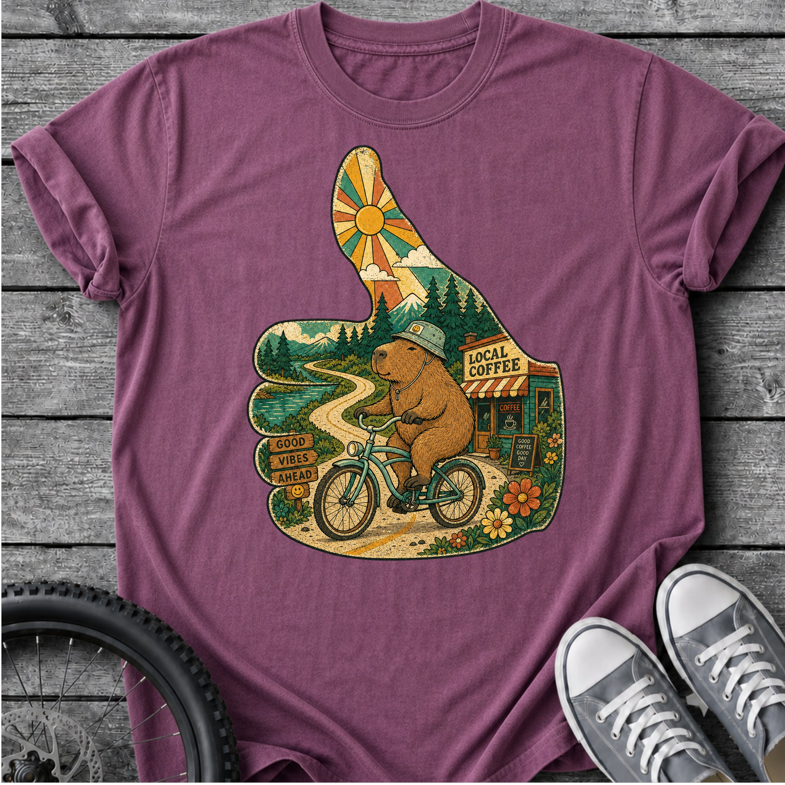 Thumbs Up Capy T-Shirt