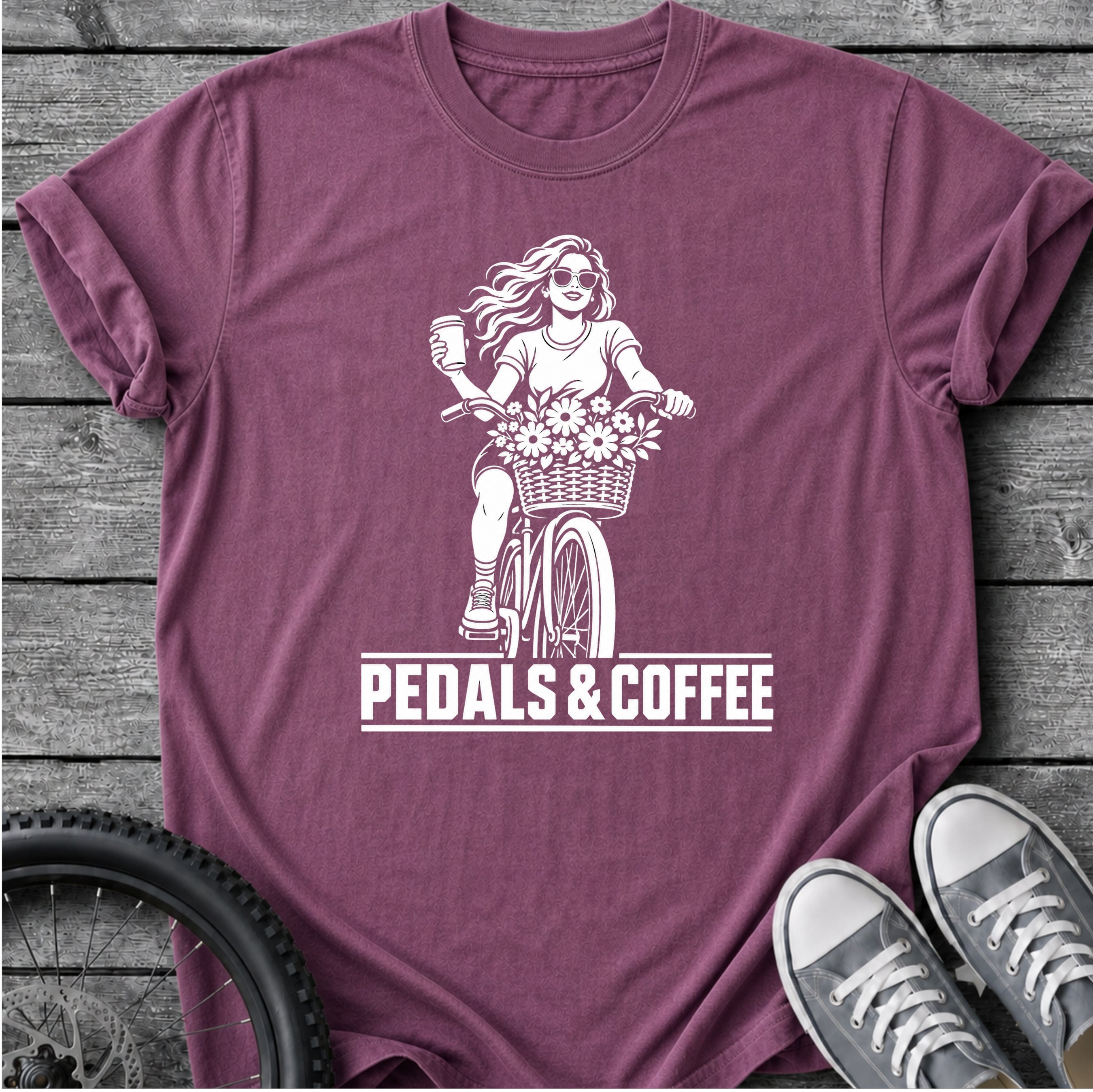 Pedals and Coffee T-Shirt