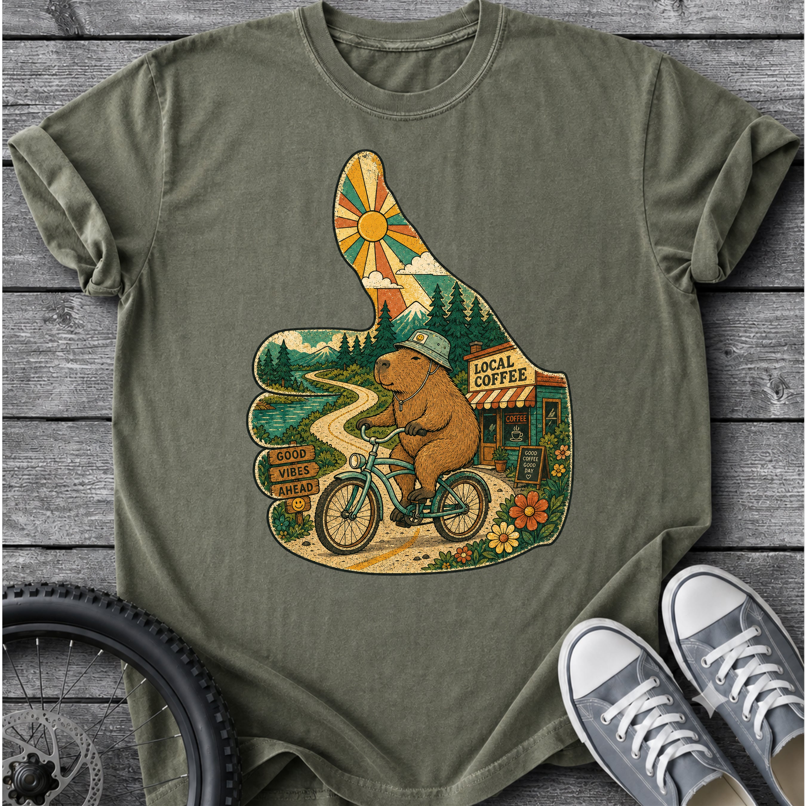 Thumbs Up Capy T-Shirt