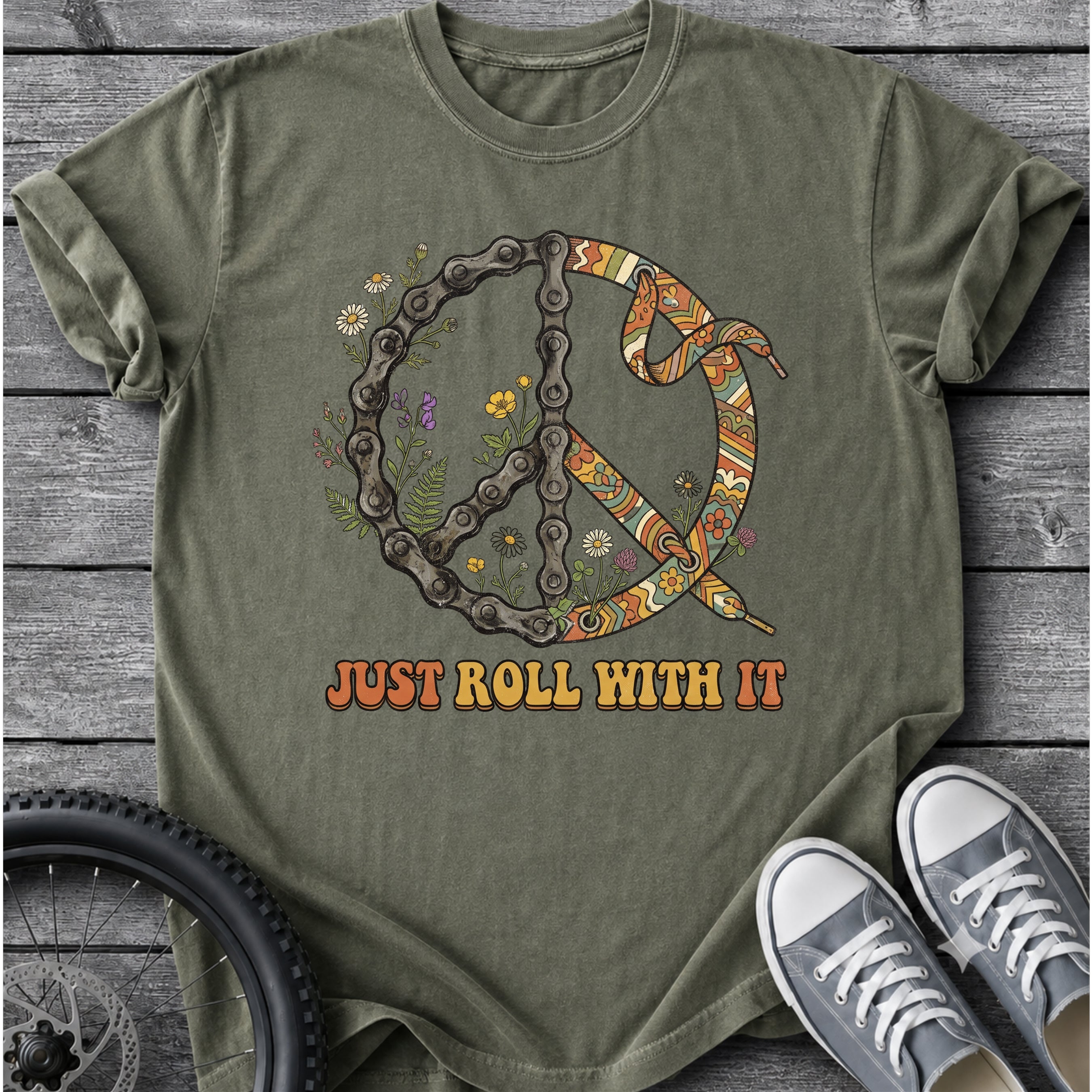 Just Role With It Peace T-Shirt