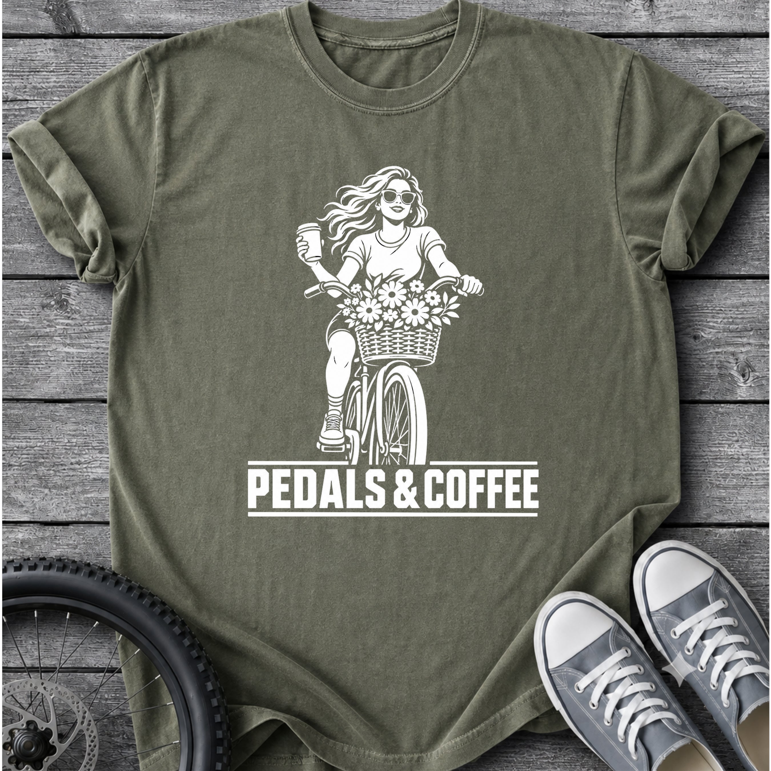 Pedals and Coffee T-Shirt
