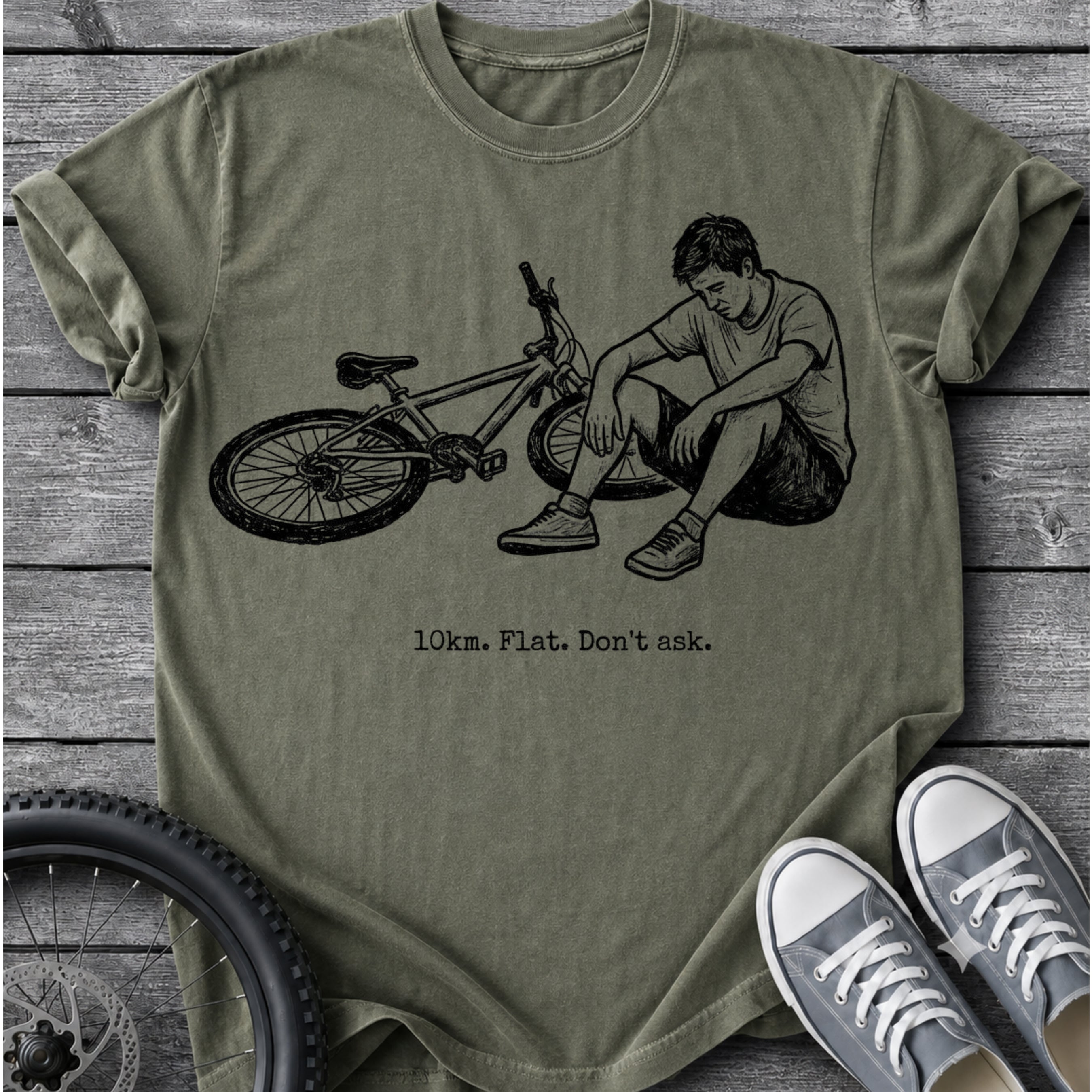 10k Flat T-Shirt