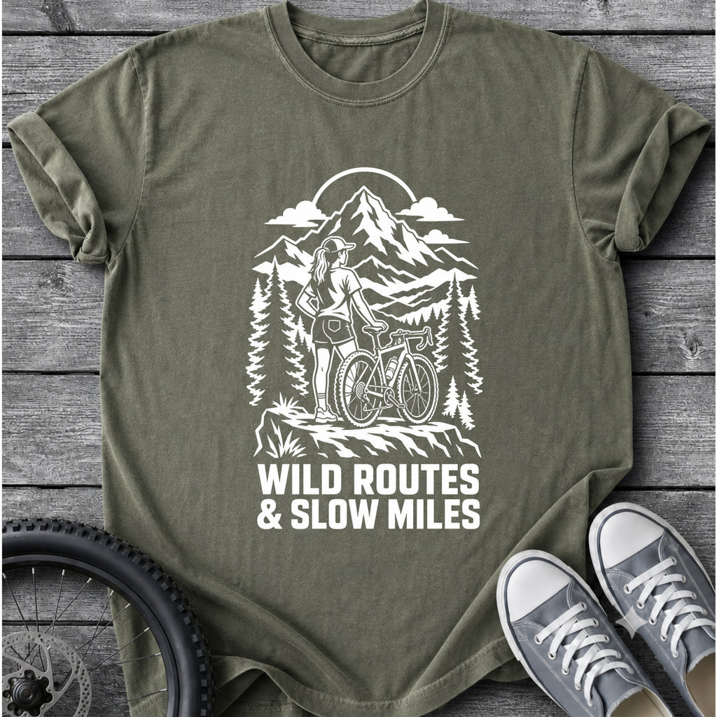 Wild Routes Slow Miles T-Shirt