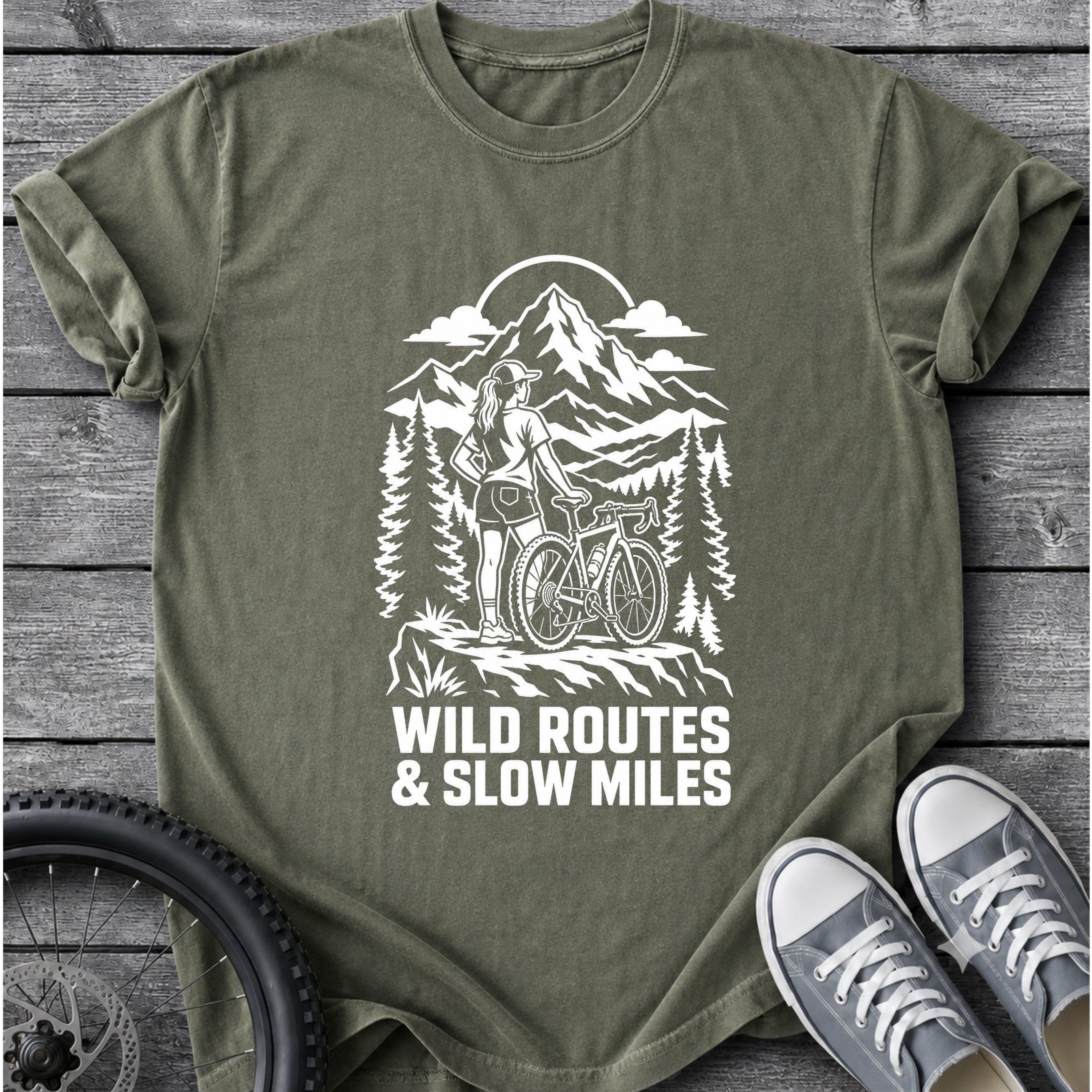 Wild Routes Slow Miles T-Shirt