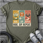 Ride Sip Repeat T-Shirt