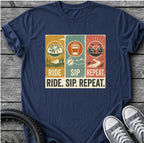 Ride Sip Repeat T-Shirt
