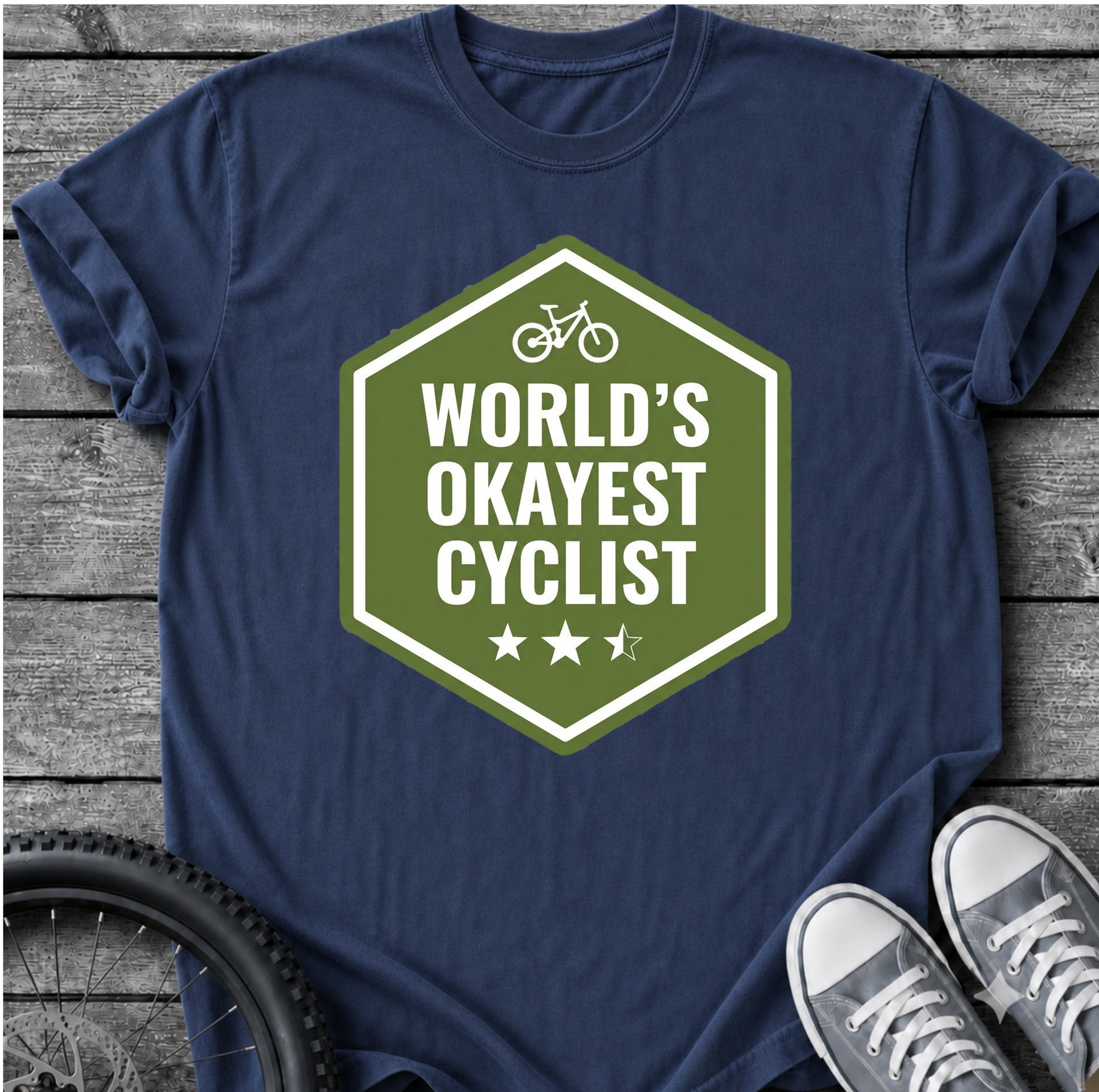World's Okayest Cyclist T-Shirt